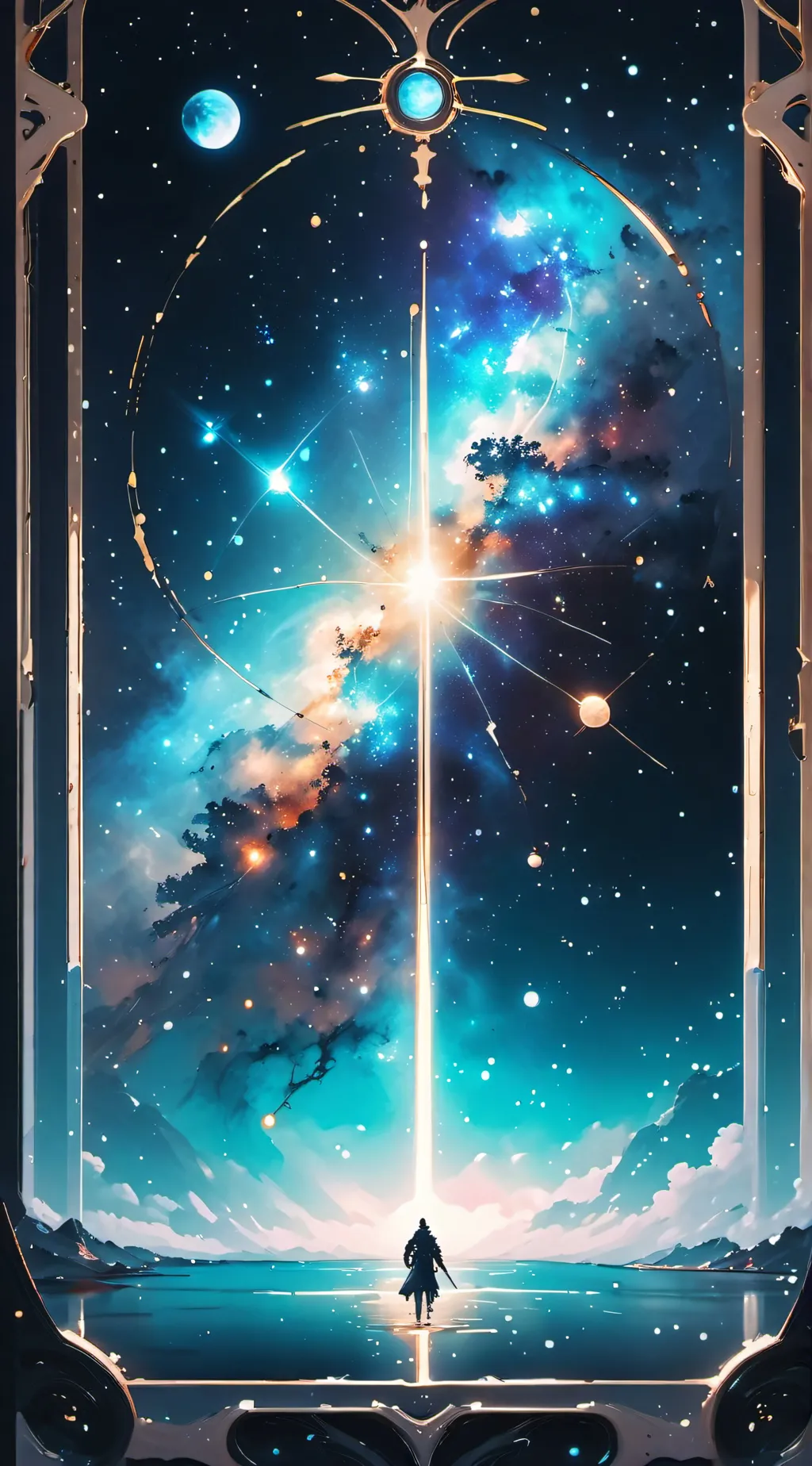 ai character: Op background