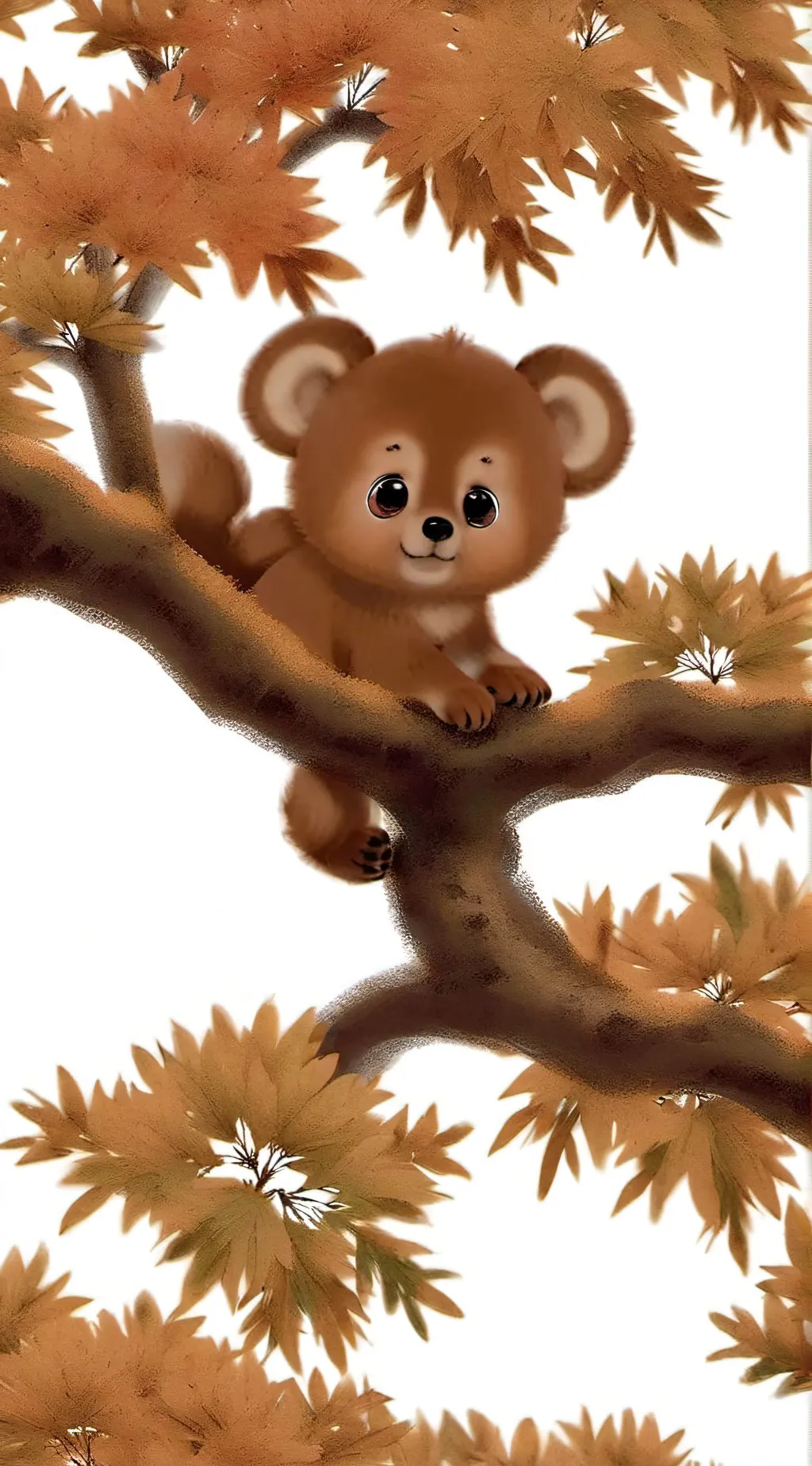 ai character: Stuck teddy bear background
