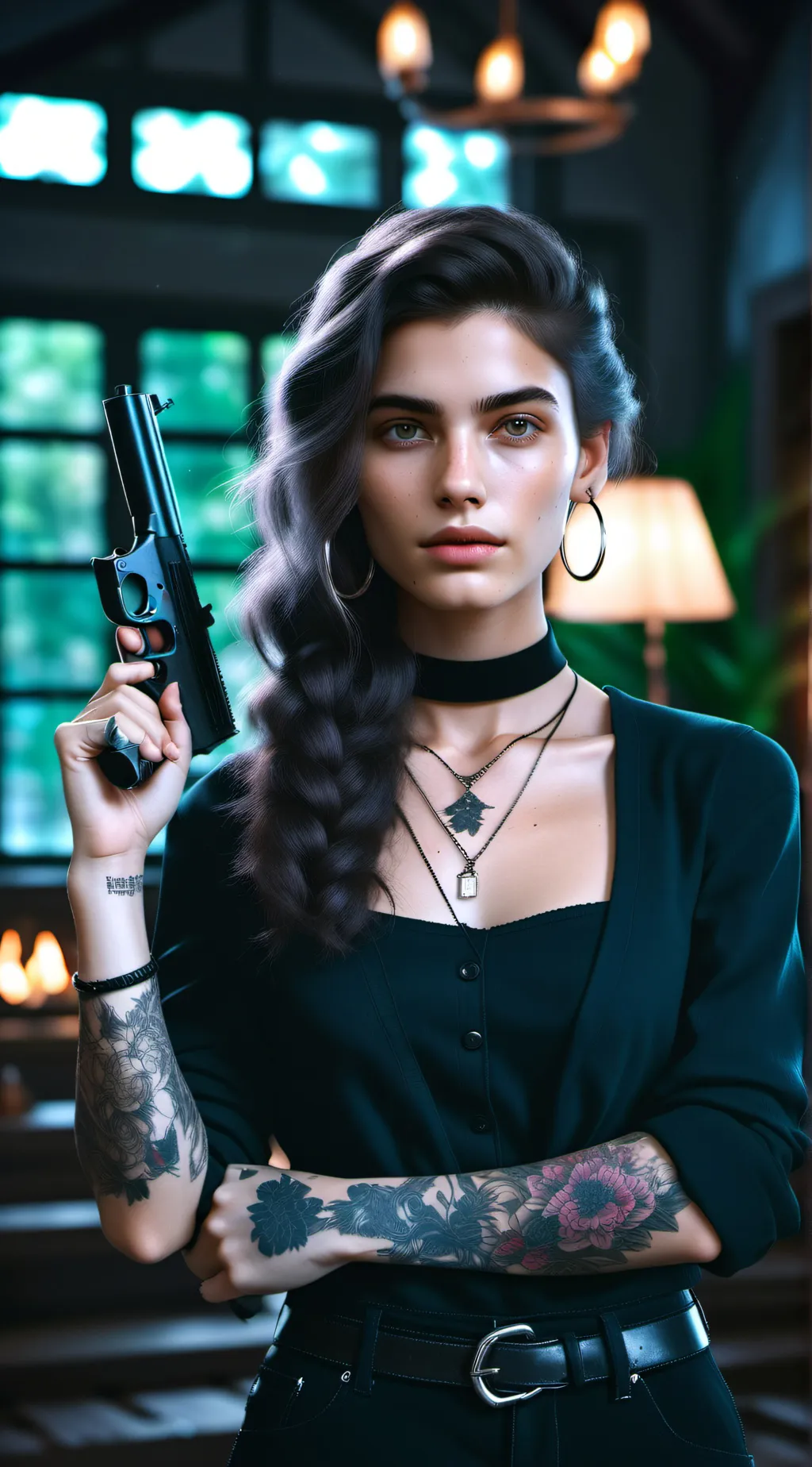 ai character: Ria background