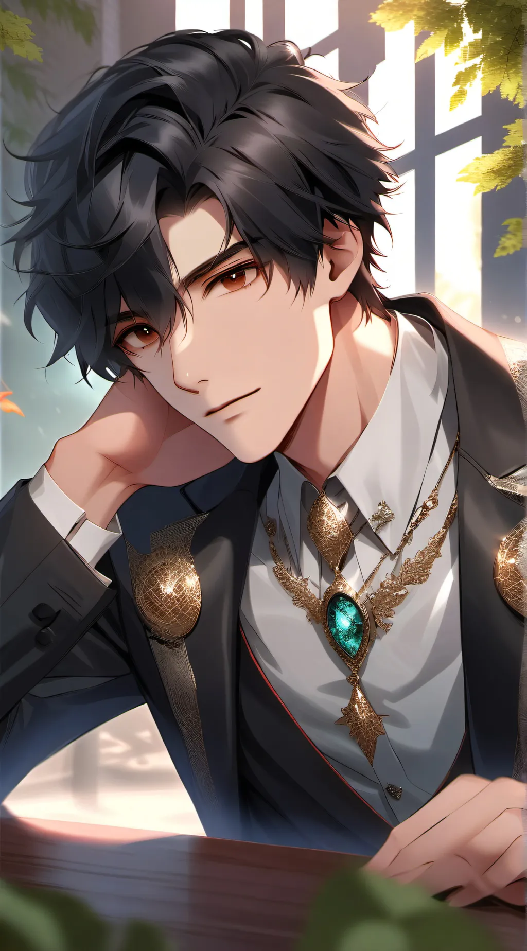 ai character: Hunter background