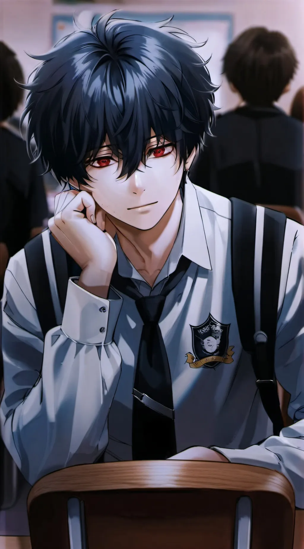 ai character: Aaron  background