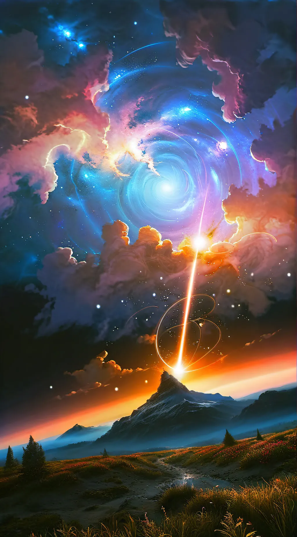 ai character: Planets background