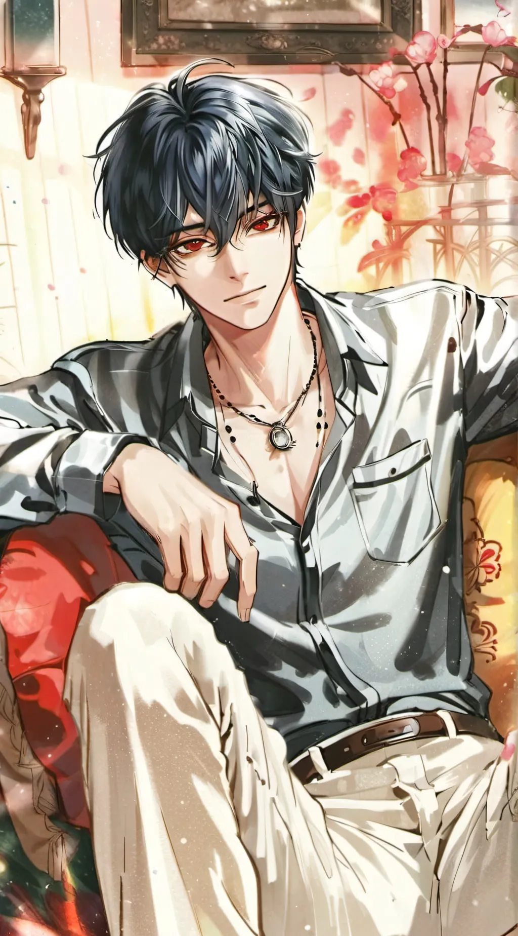 ai character: Leo background