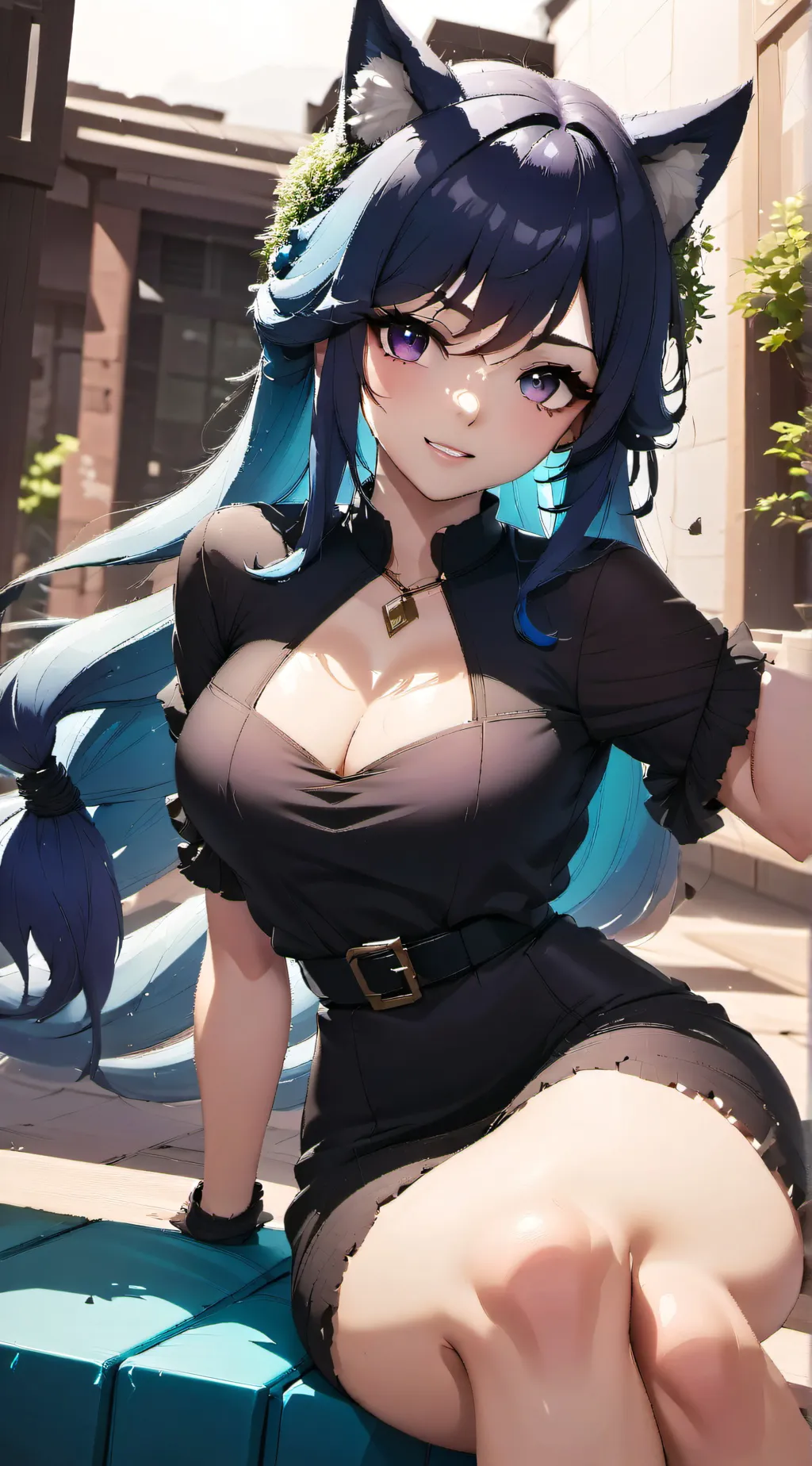 ai character: Luna background