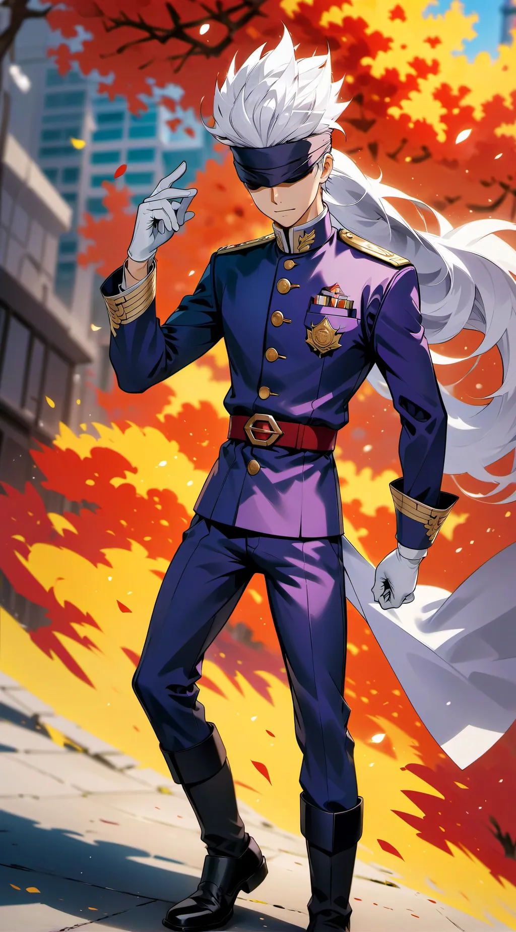 ai character: jjk cool background