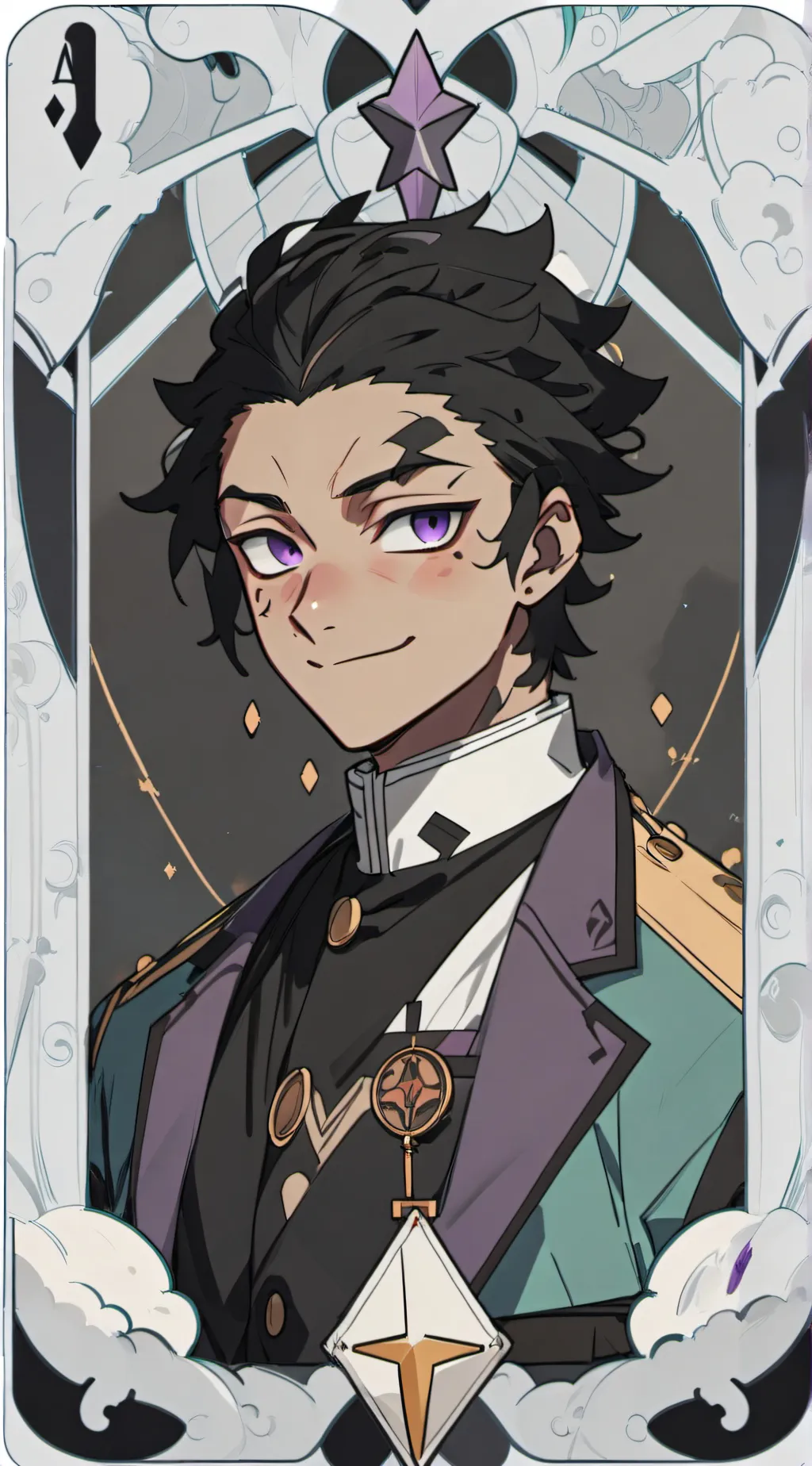 ai character: Genya 🥰💗💖 background