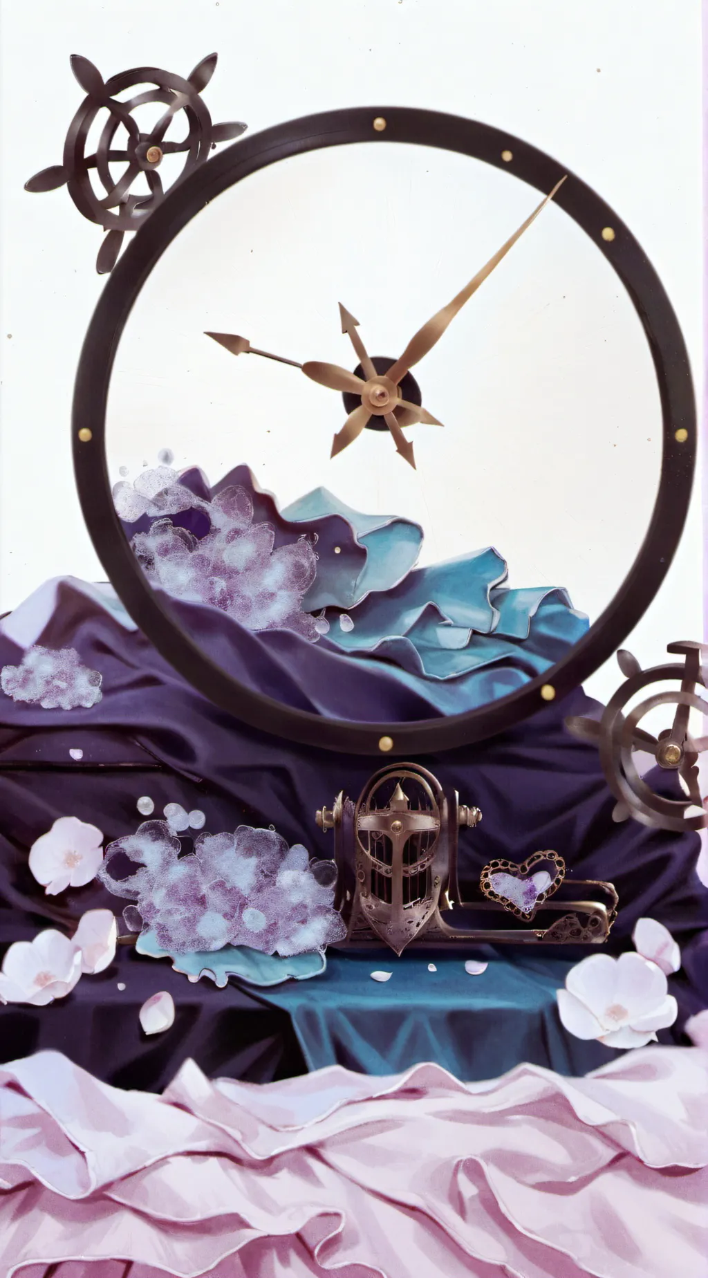 ai character: time machine  background