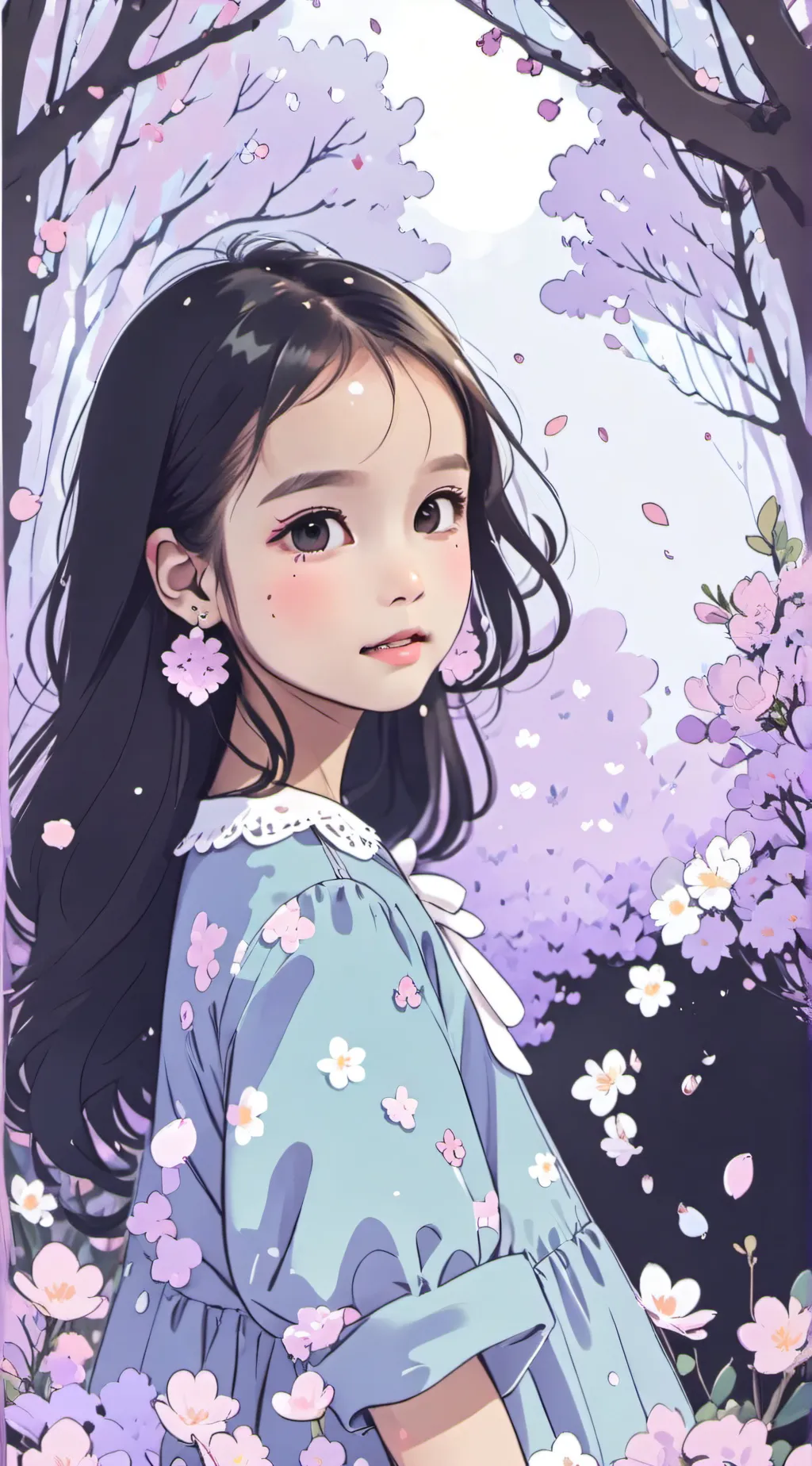 ai character: Vivian. background