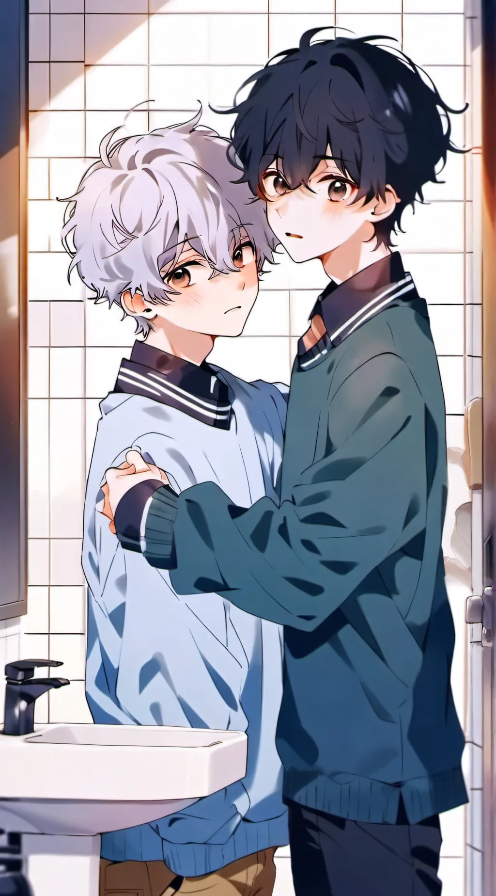 ai character: Douyin and Kai  background