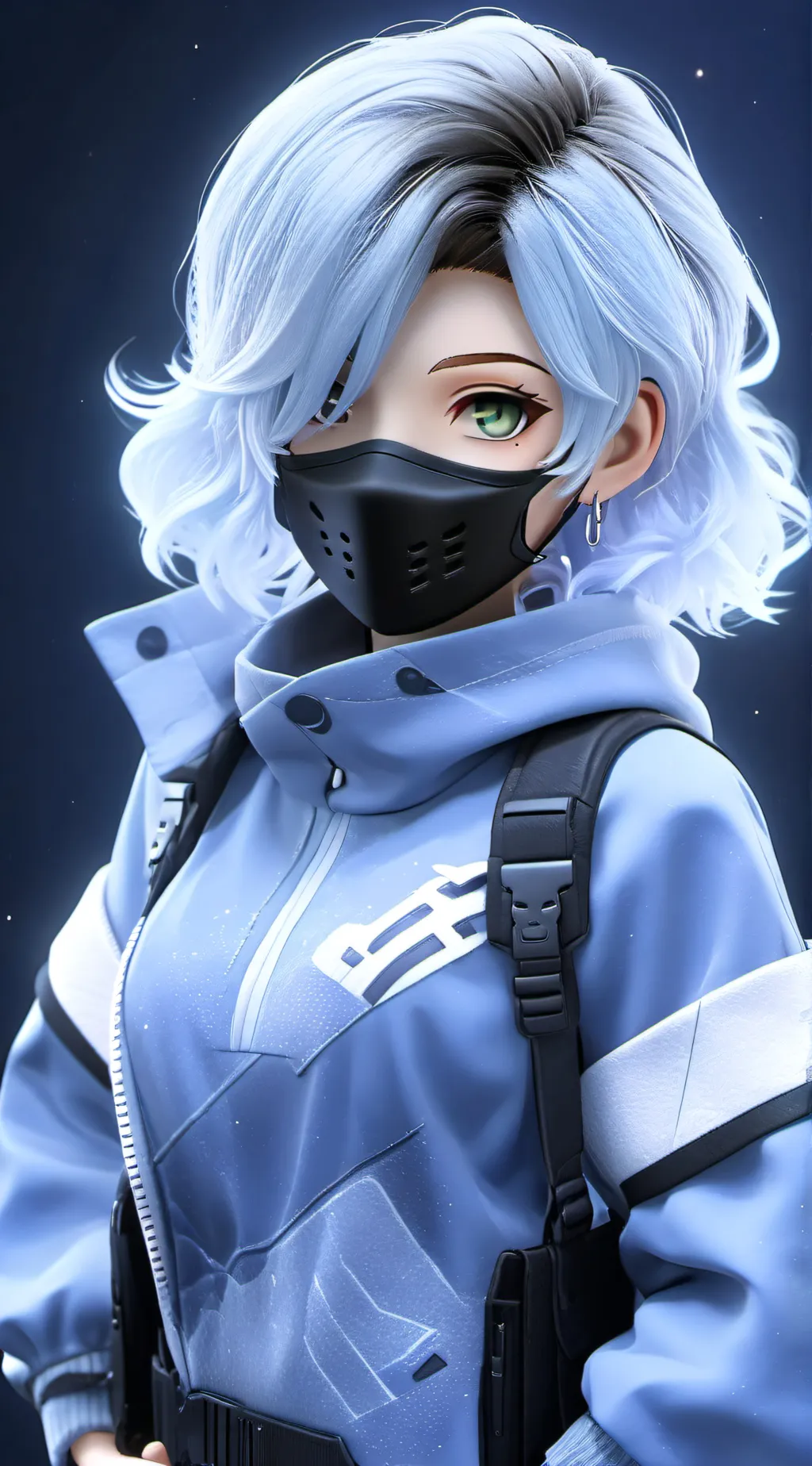 ai character: Flow background