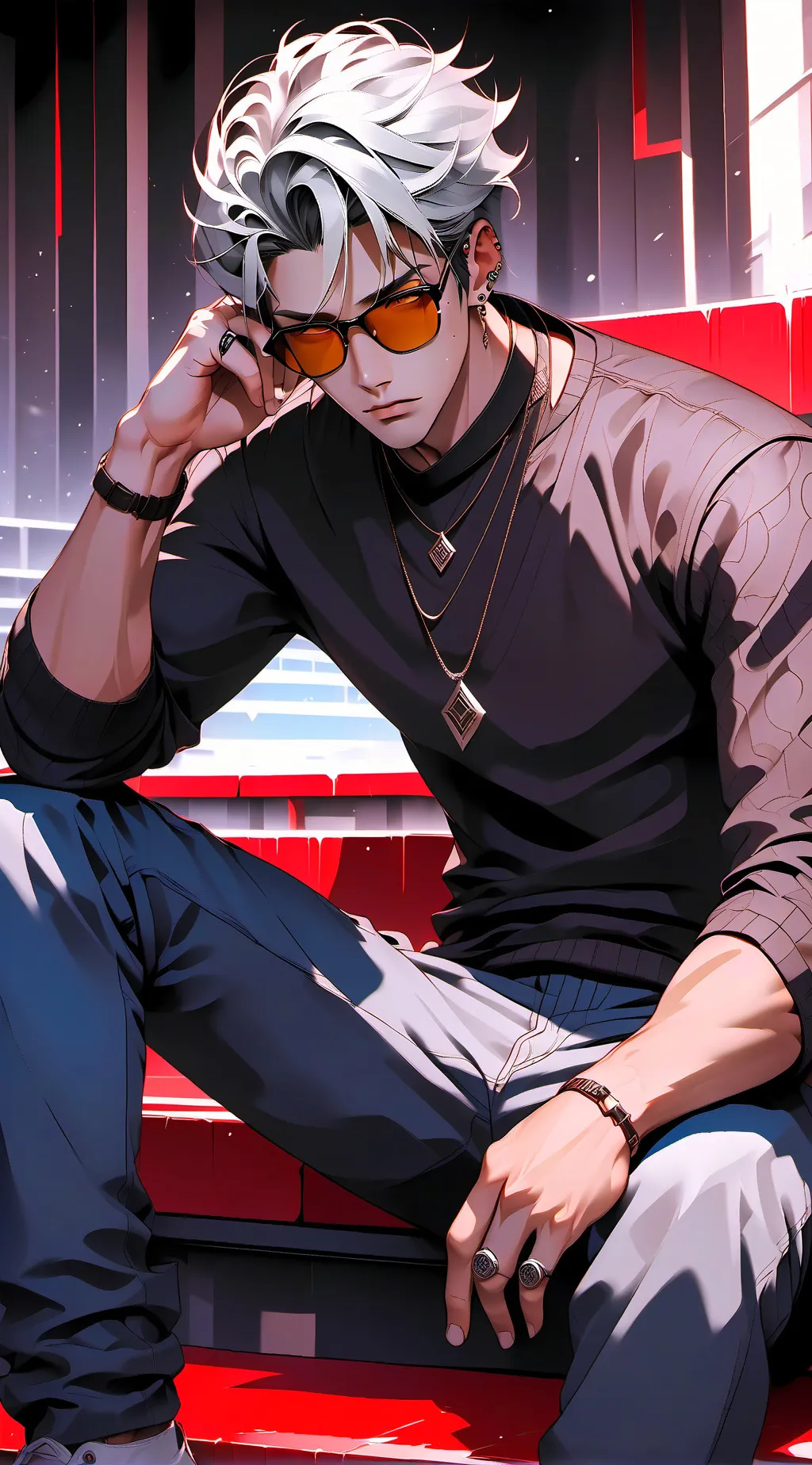 ai character: *+Dominic+* background