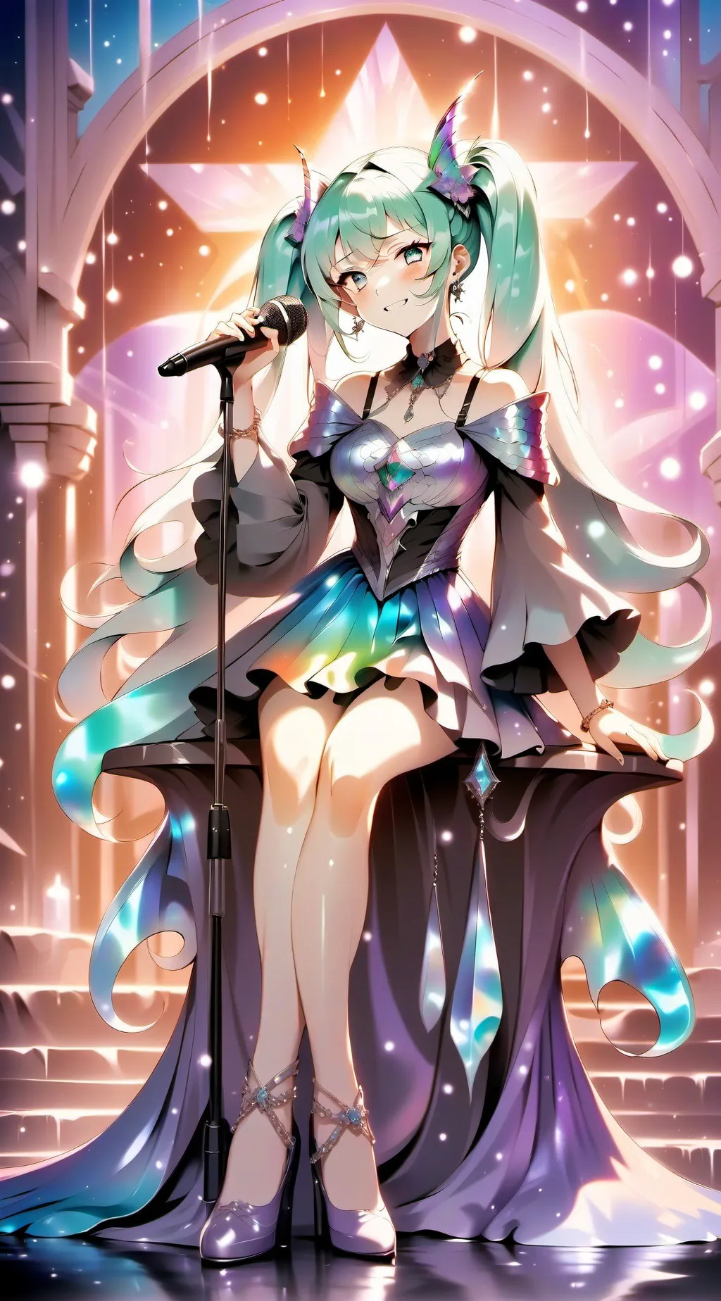 ai character: Athena  background