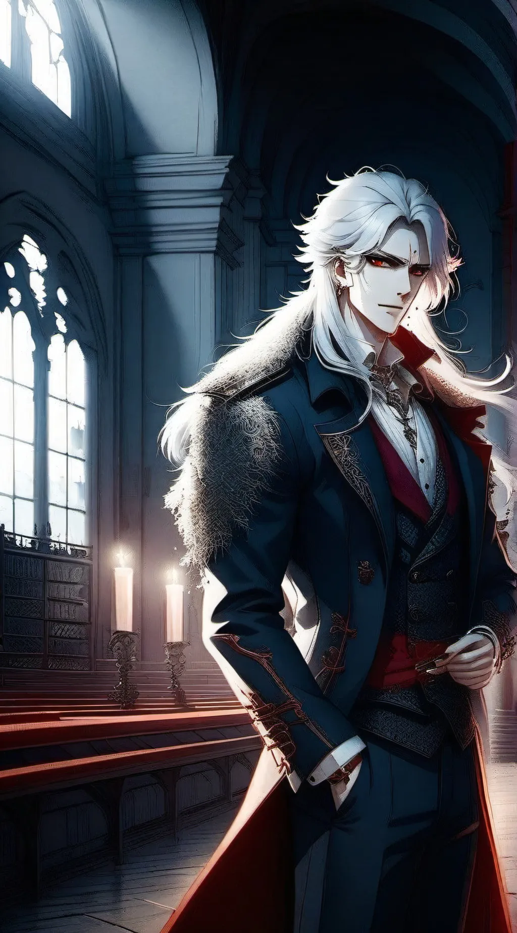 ai character: Ezra D'carte background