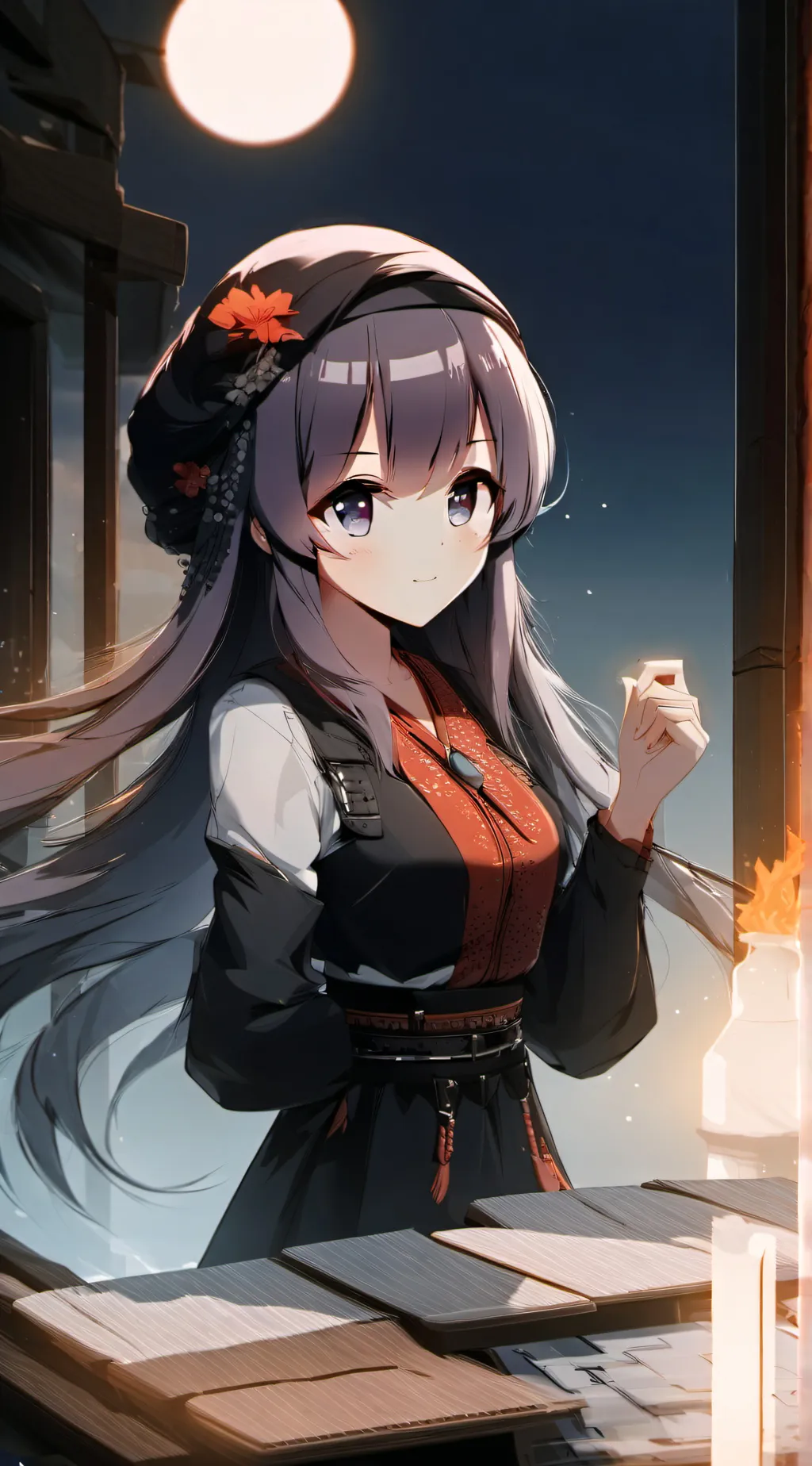 ai character: Evelyn background