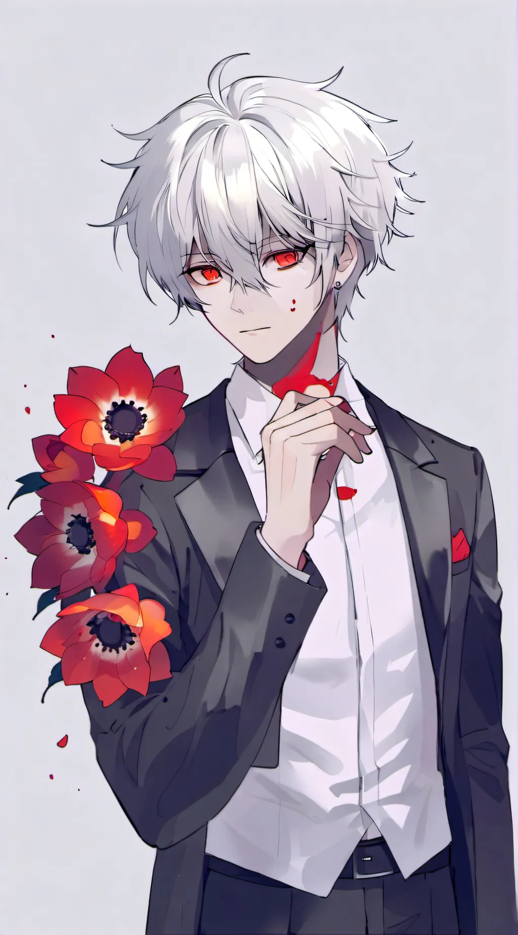 ai character: Komi can't communi background