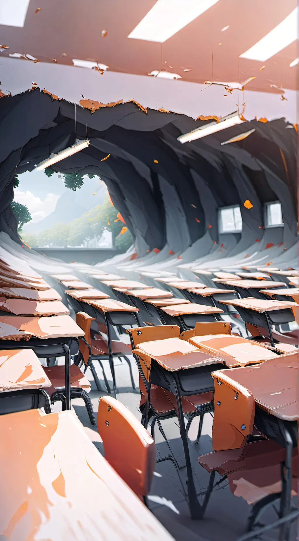 ai character: MHA New Student background