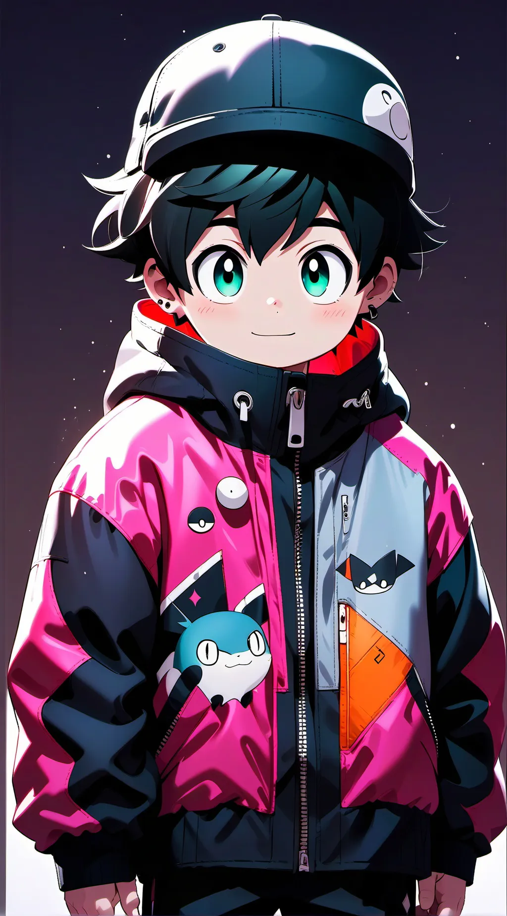 ai character: Deku background