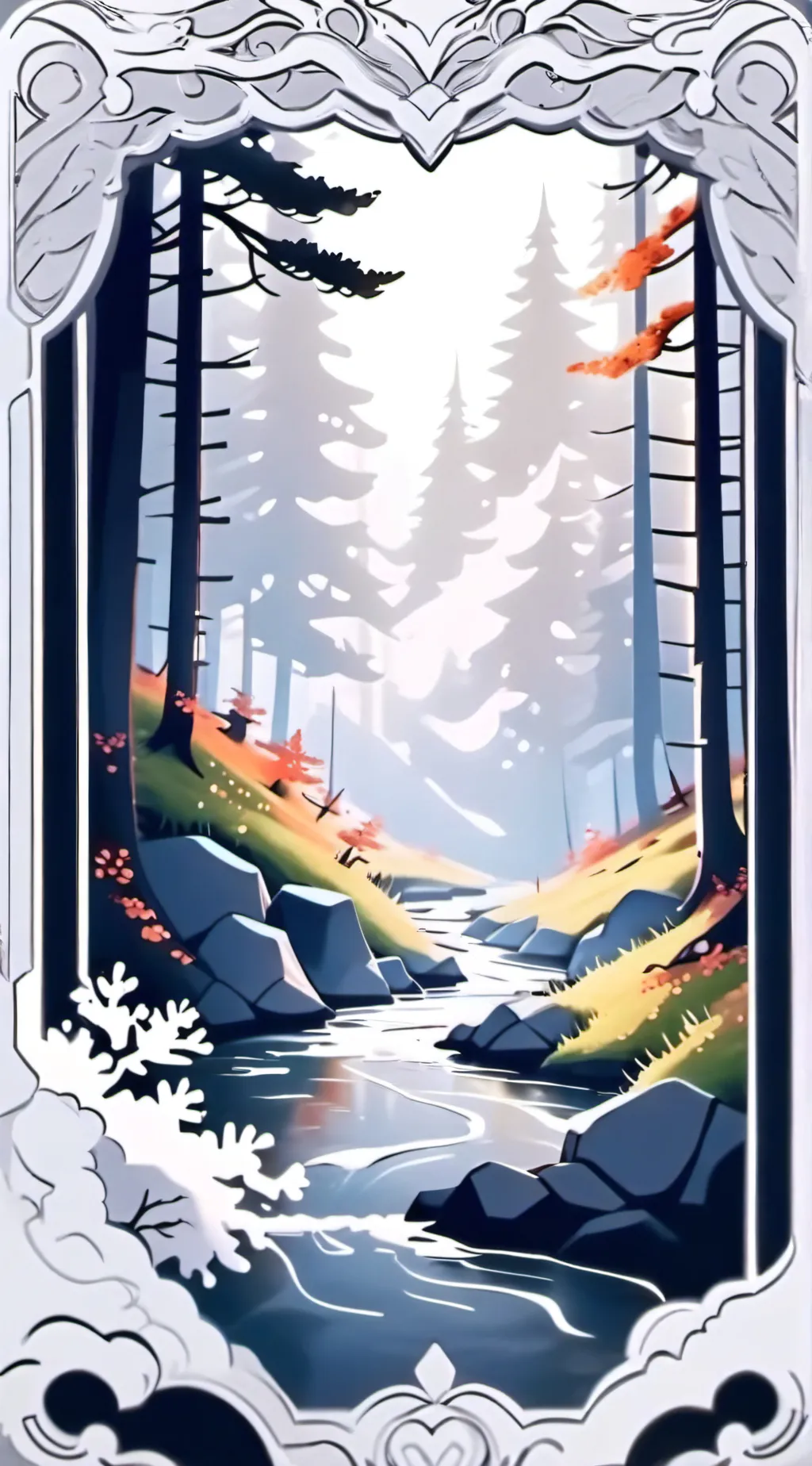 ai character: The wolf girl background