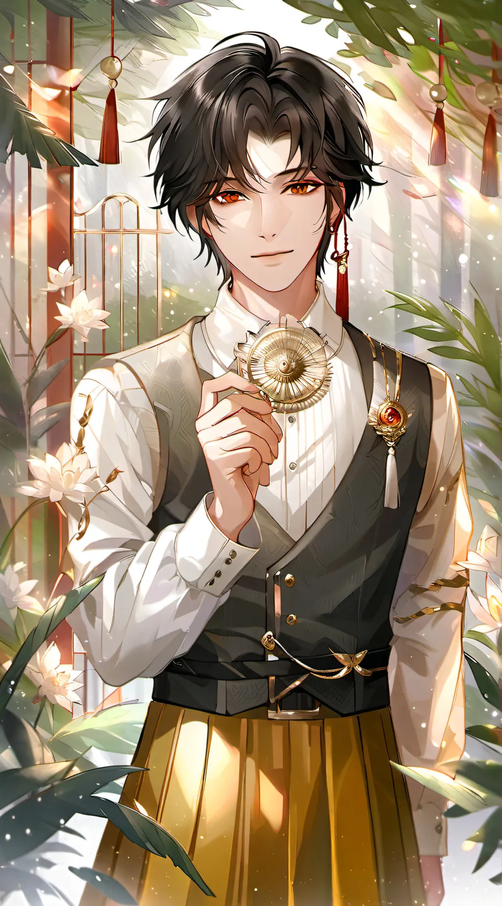 ai character: Leon background