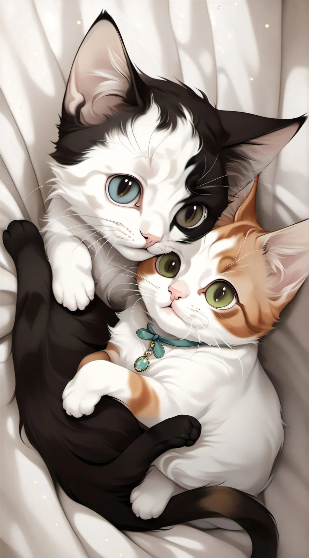 ai character: Lunar & Solar background