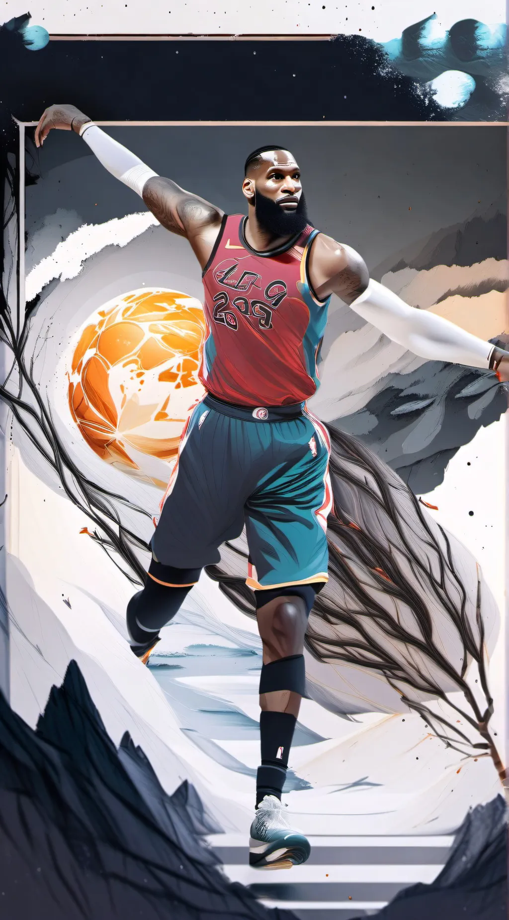 ai character: lonbron james background