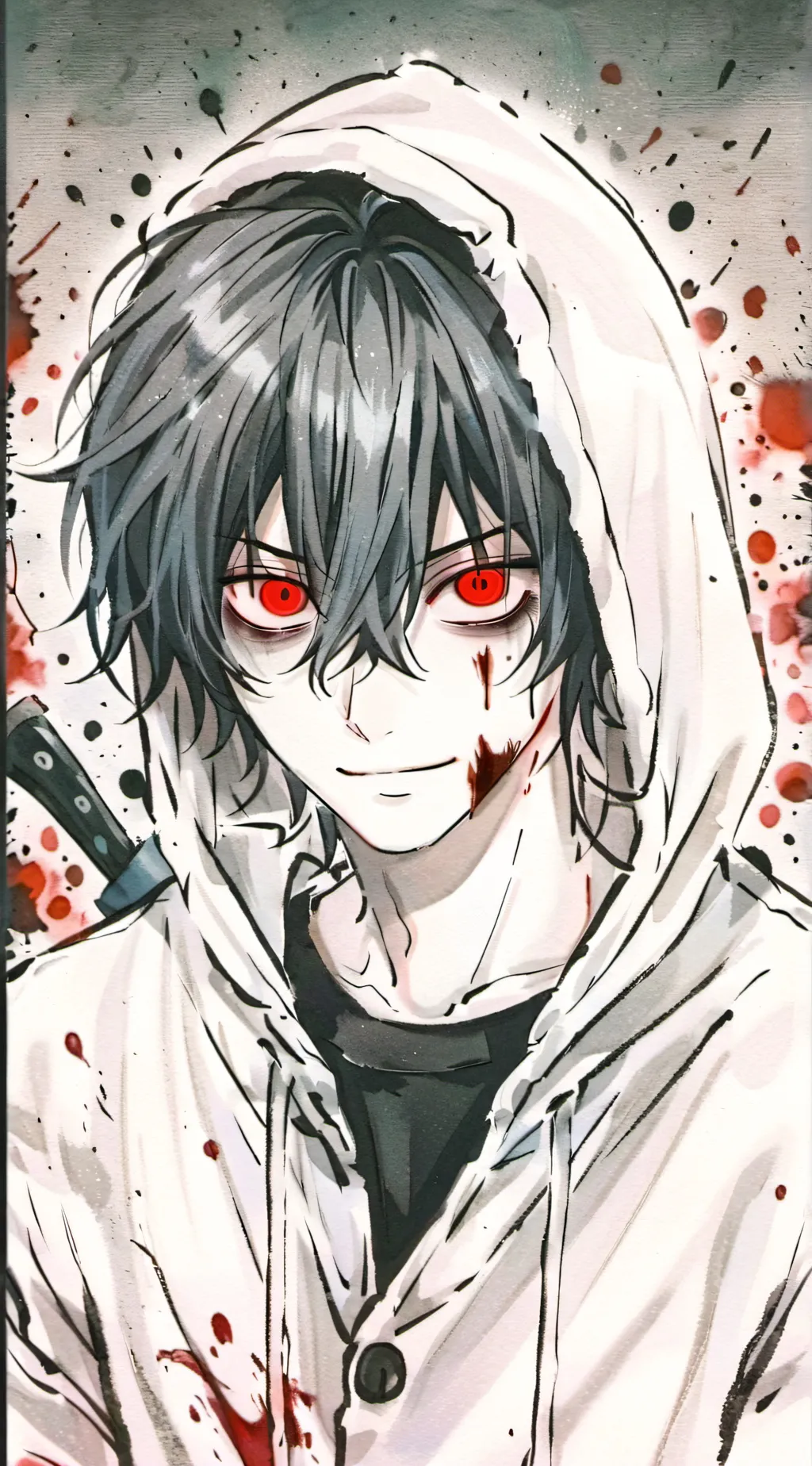 ai character: 🔪Jeff The Killer🔪 background