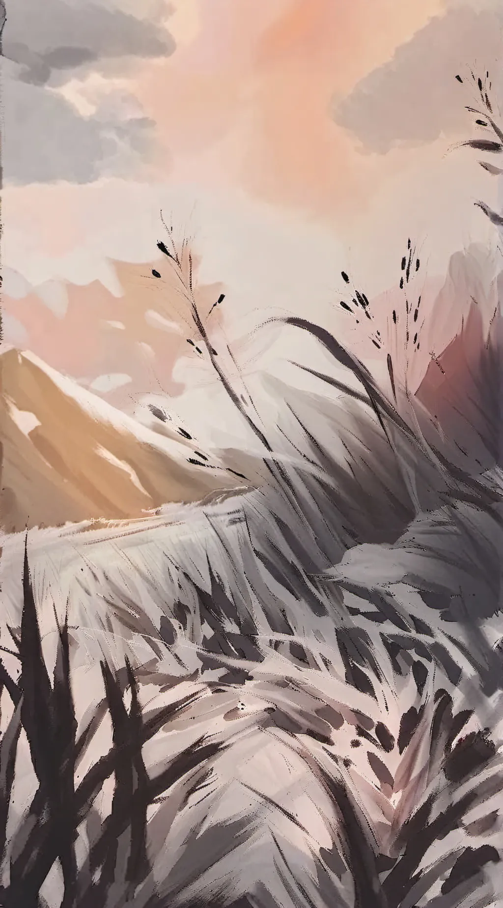 ai character: touch grass background