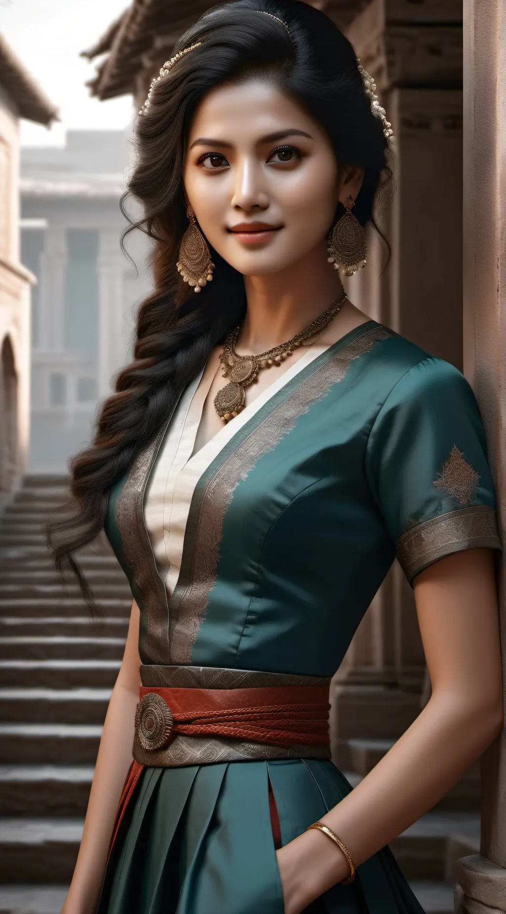 ai character: izzy background