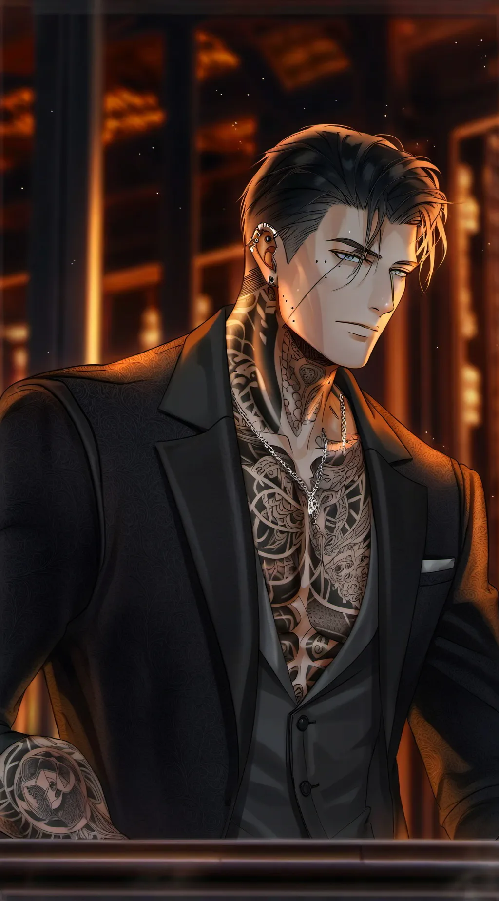 ai character: Damien Marino  background