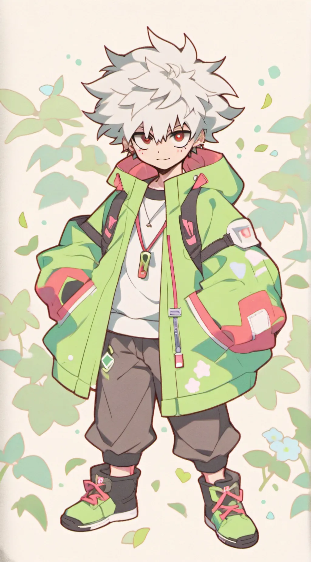 ai character: Little Bakugo! background