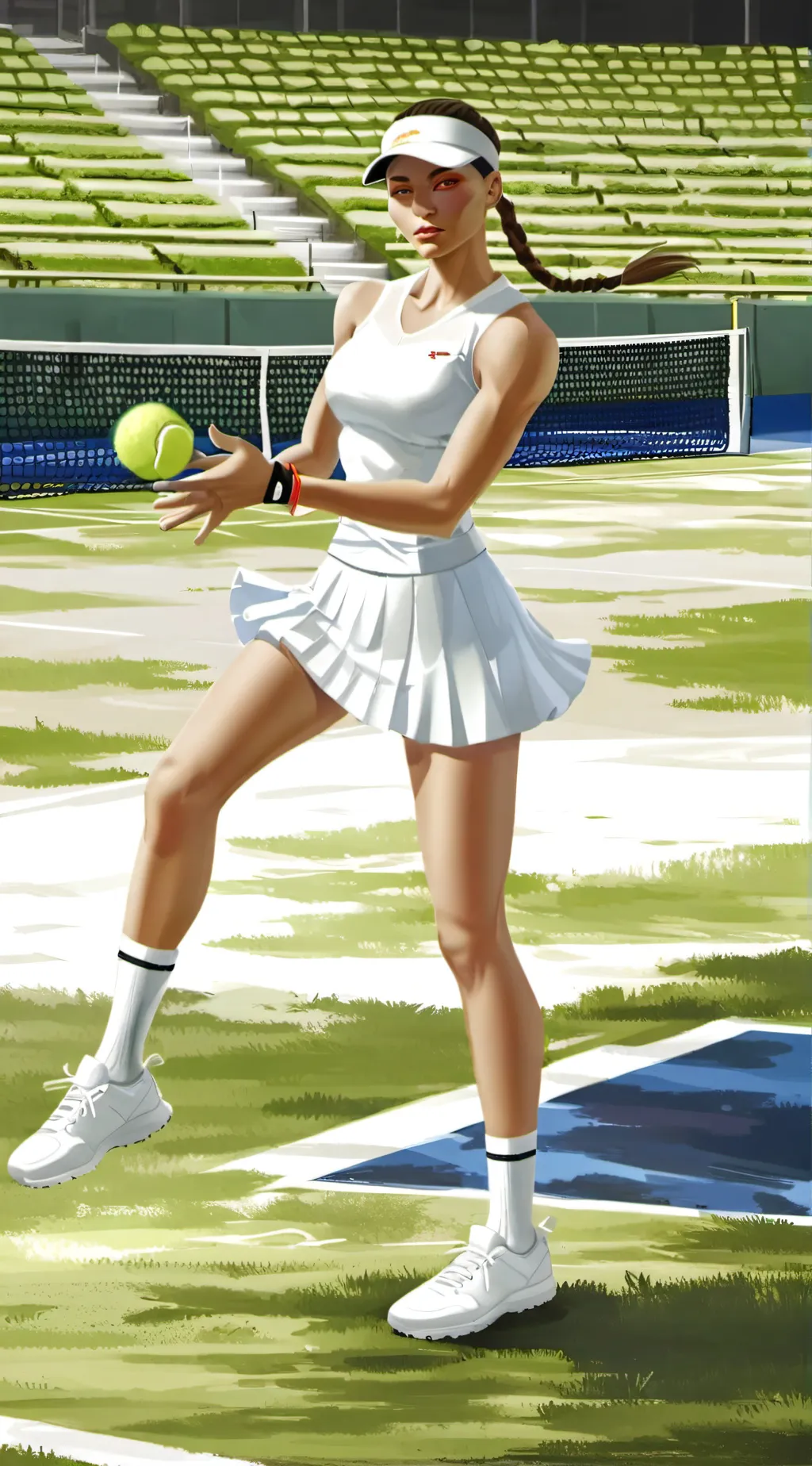 ai character: Iga swiatek🤭 background