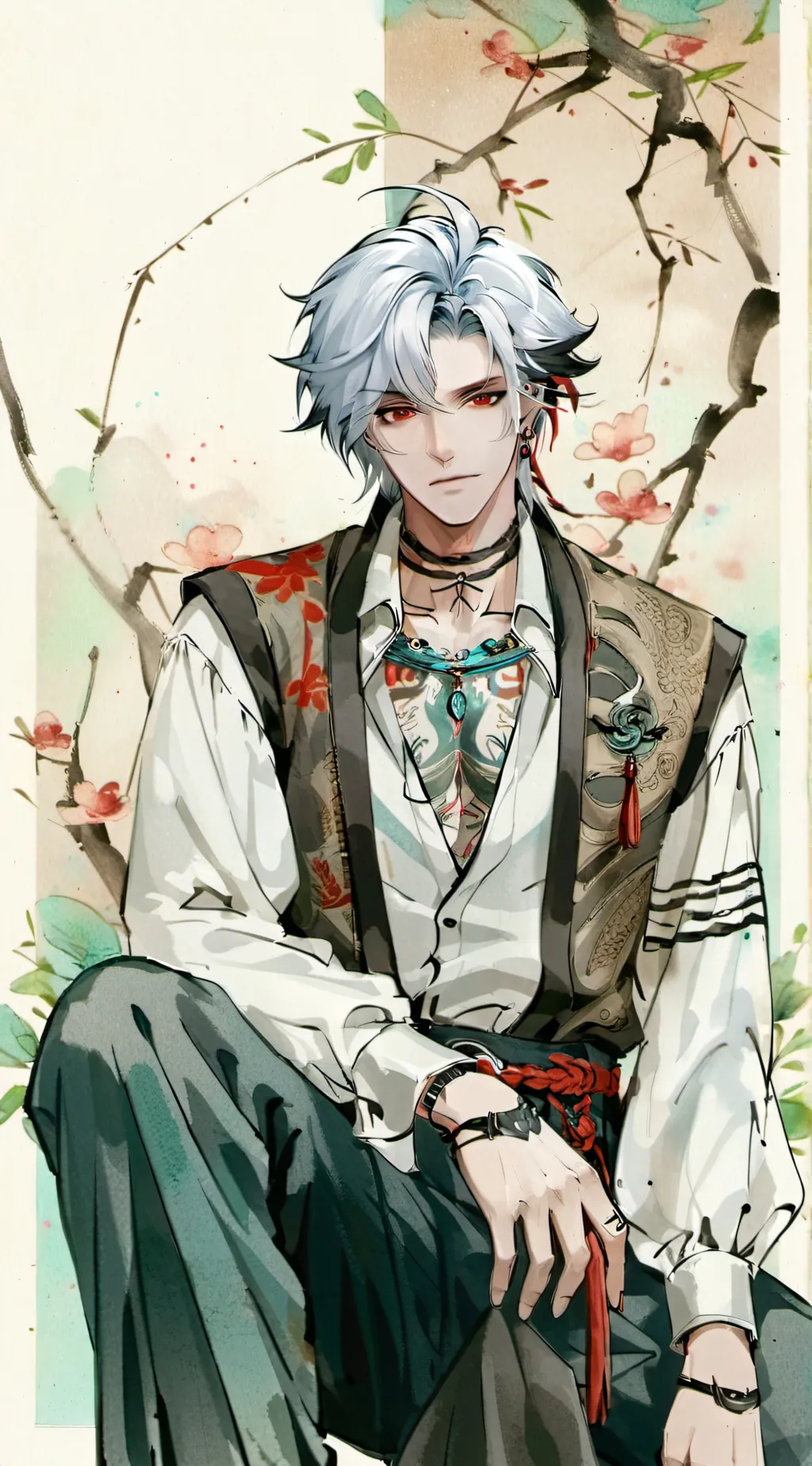 ai character: Ash background