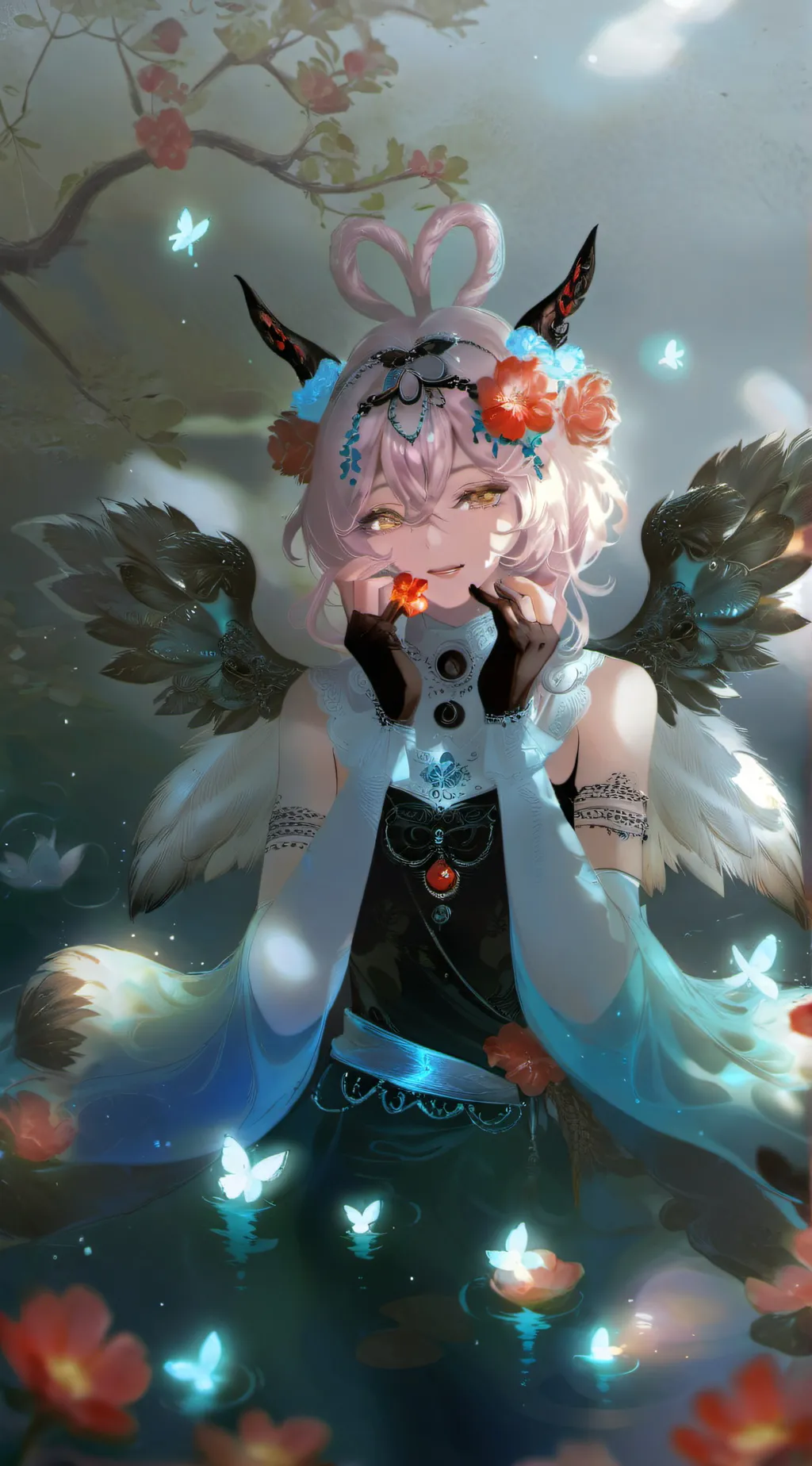 ai character: Amela  background