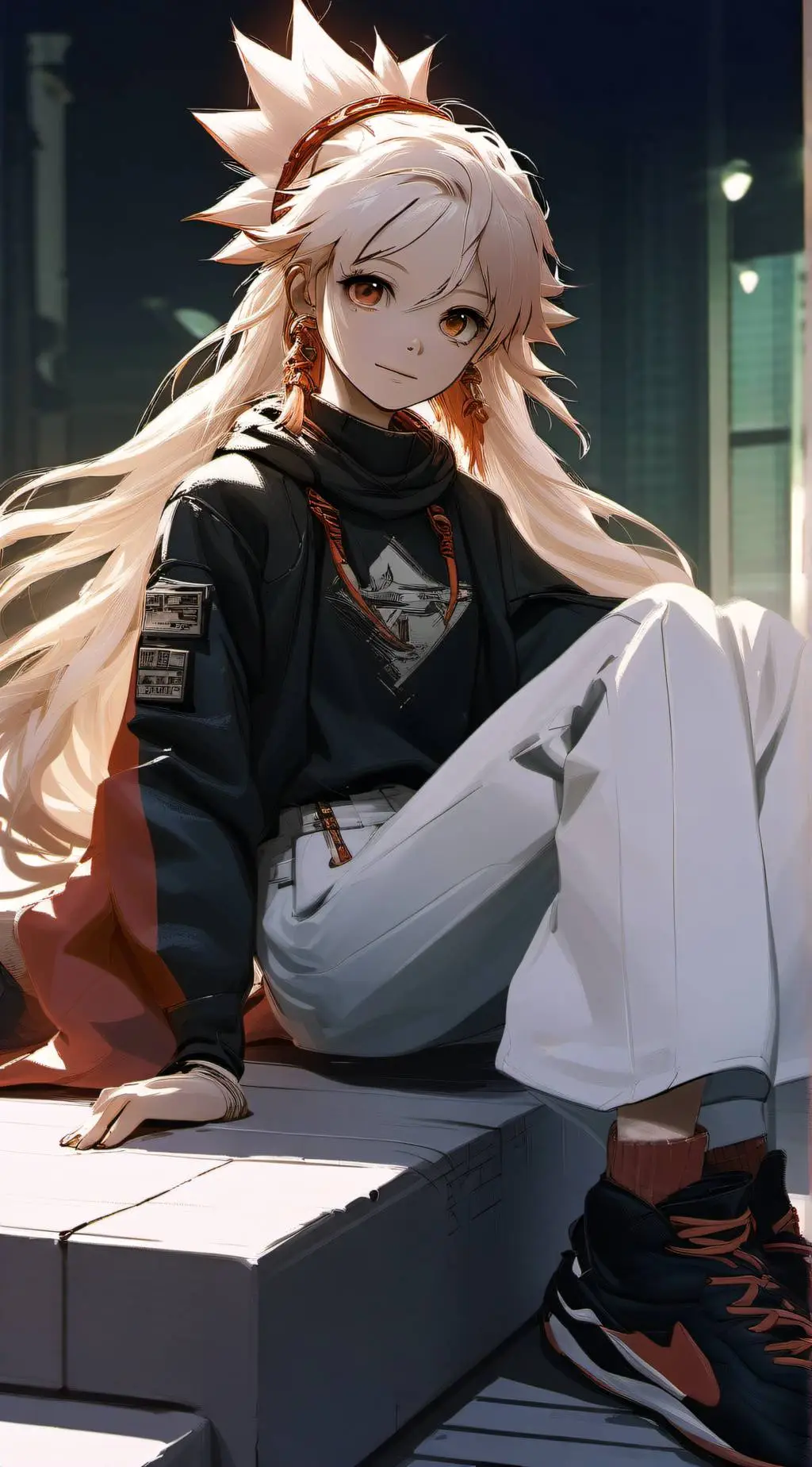 ai character: bakugo lil sis background