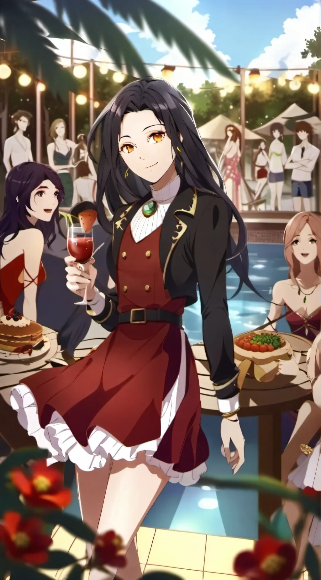 ai character: ur friends background