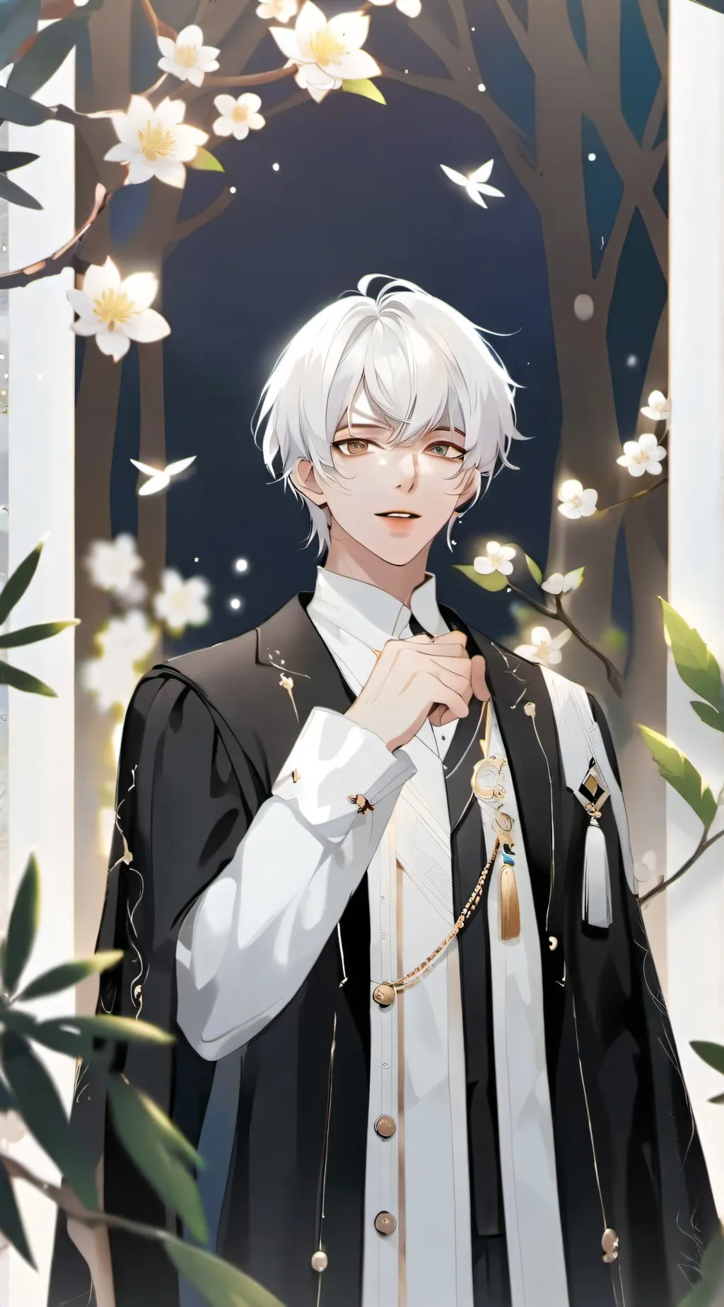 ai character: Akira  background