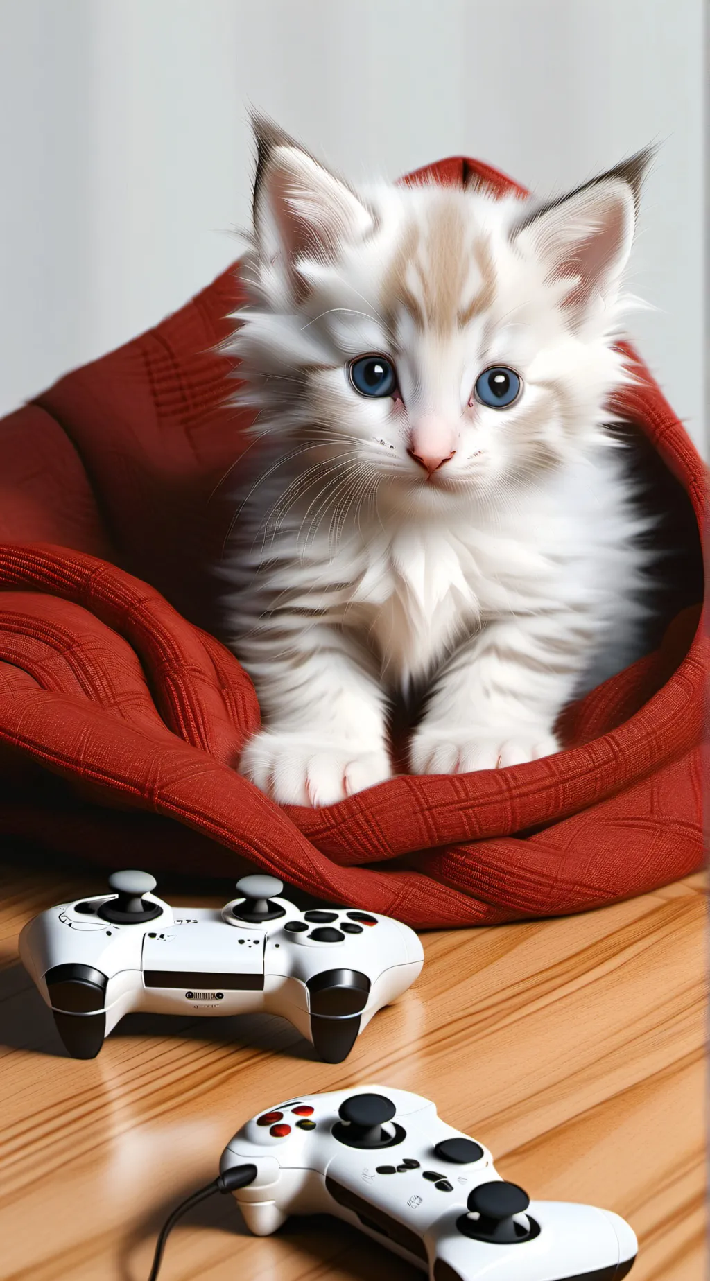 ai character: gaming cat background