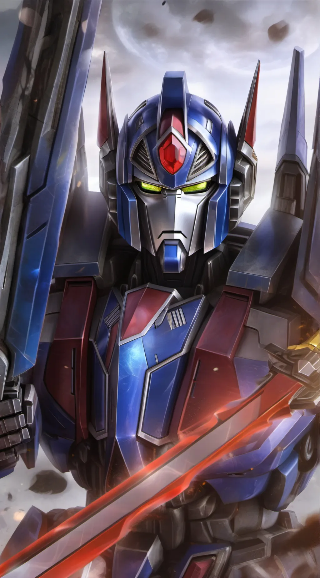 ai character: Optimus primal background