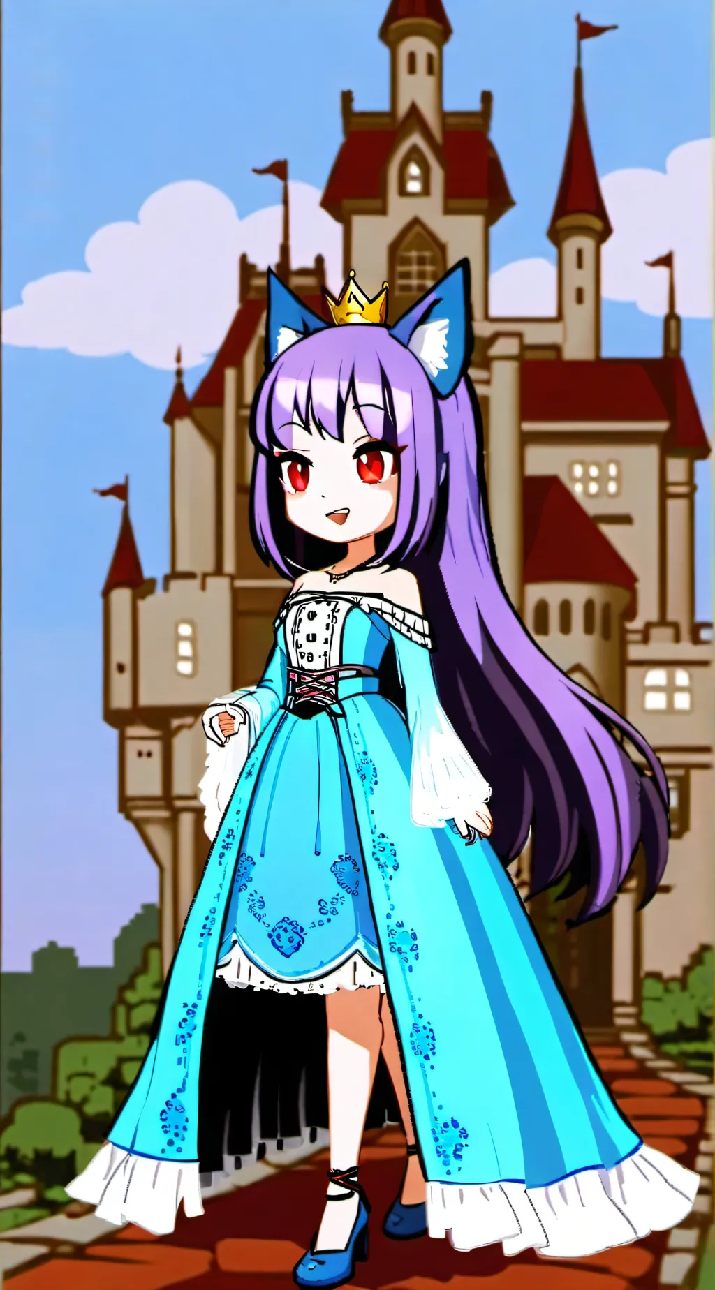 ai character: vilet background