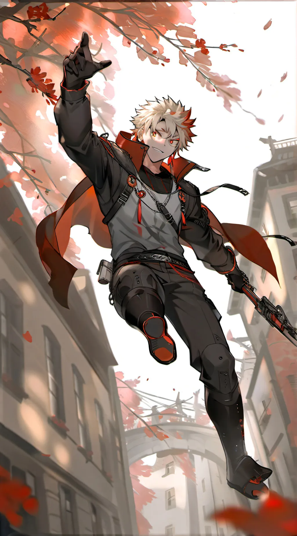 ai character: Mha riding academy background