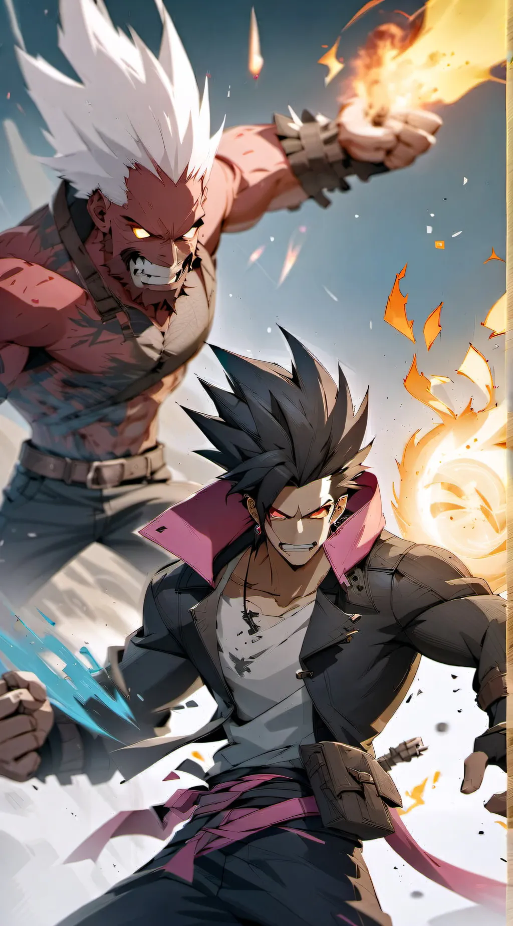 ai character: Leon background