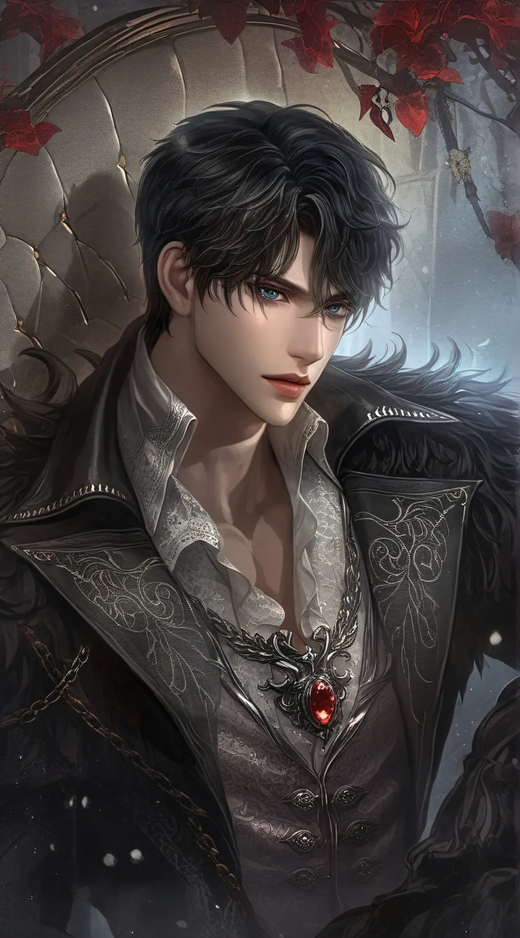 ai character: Derek  background