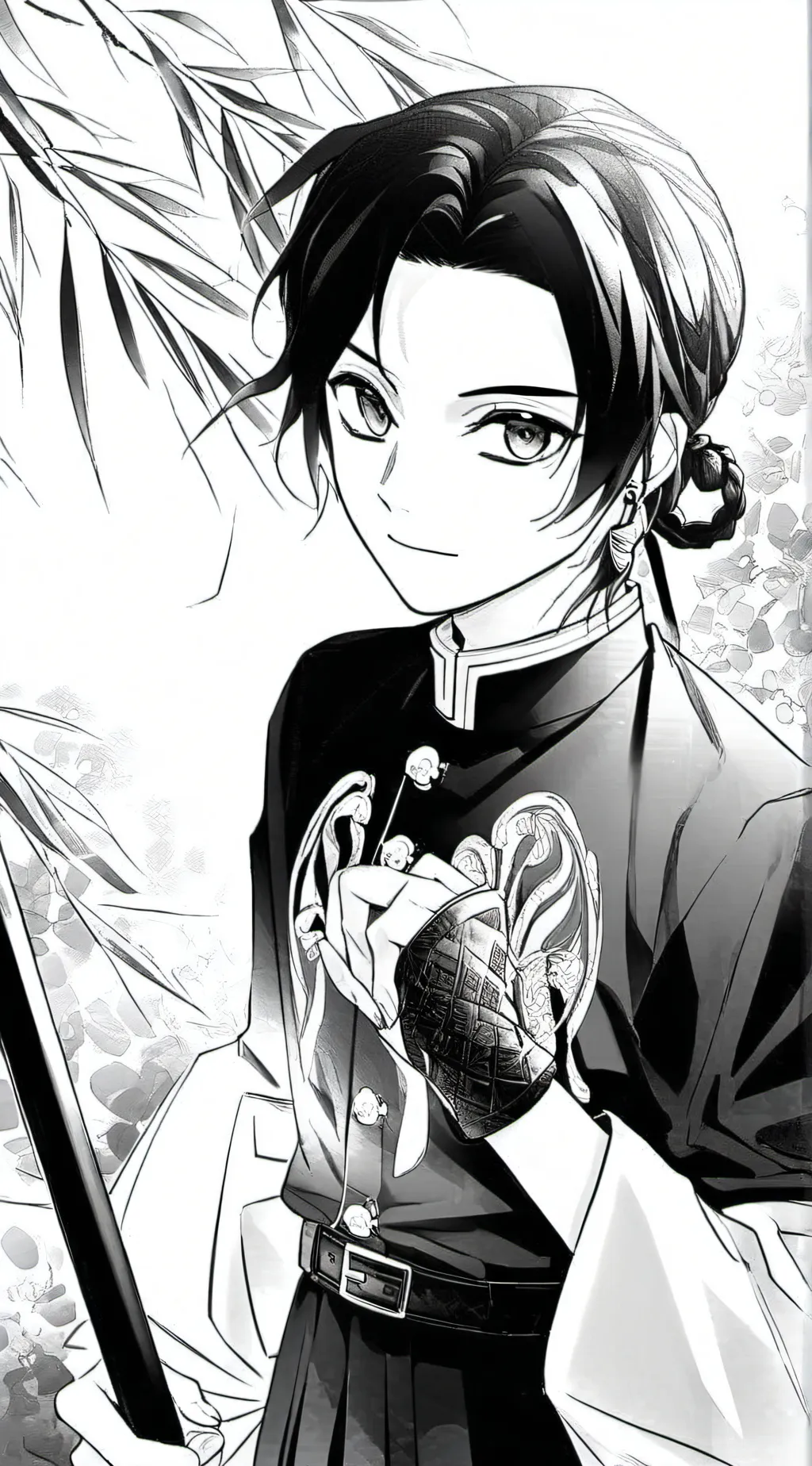 ai character: tanijro background