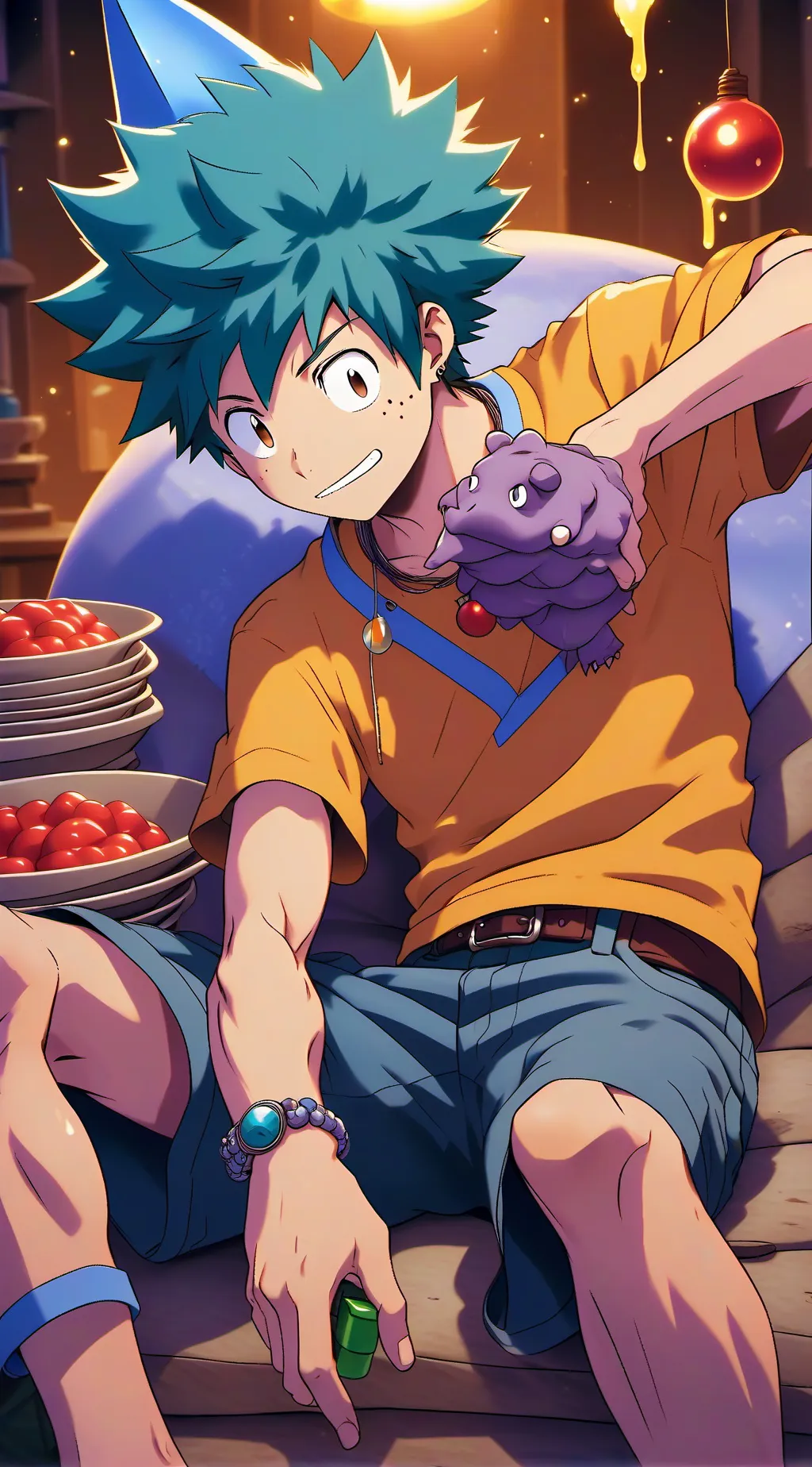 ai character: Bakugo background