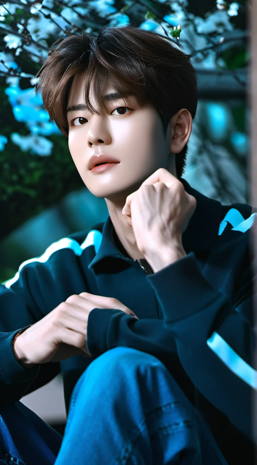 ai character: Seungmin  background