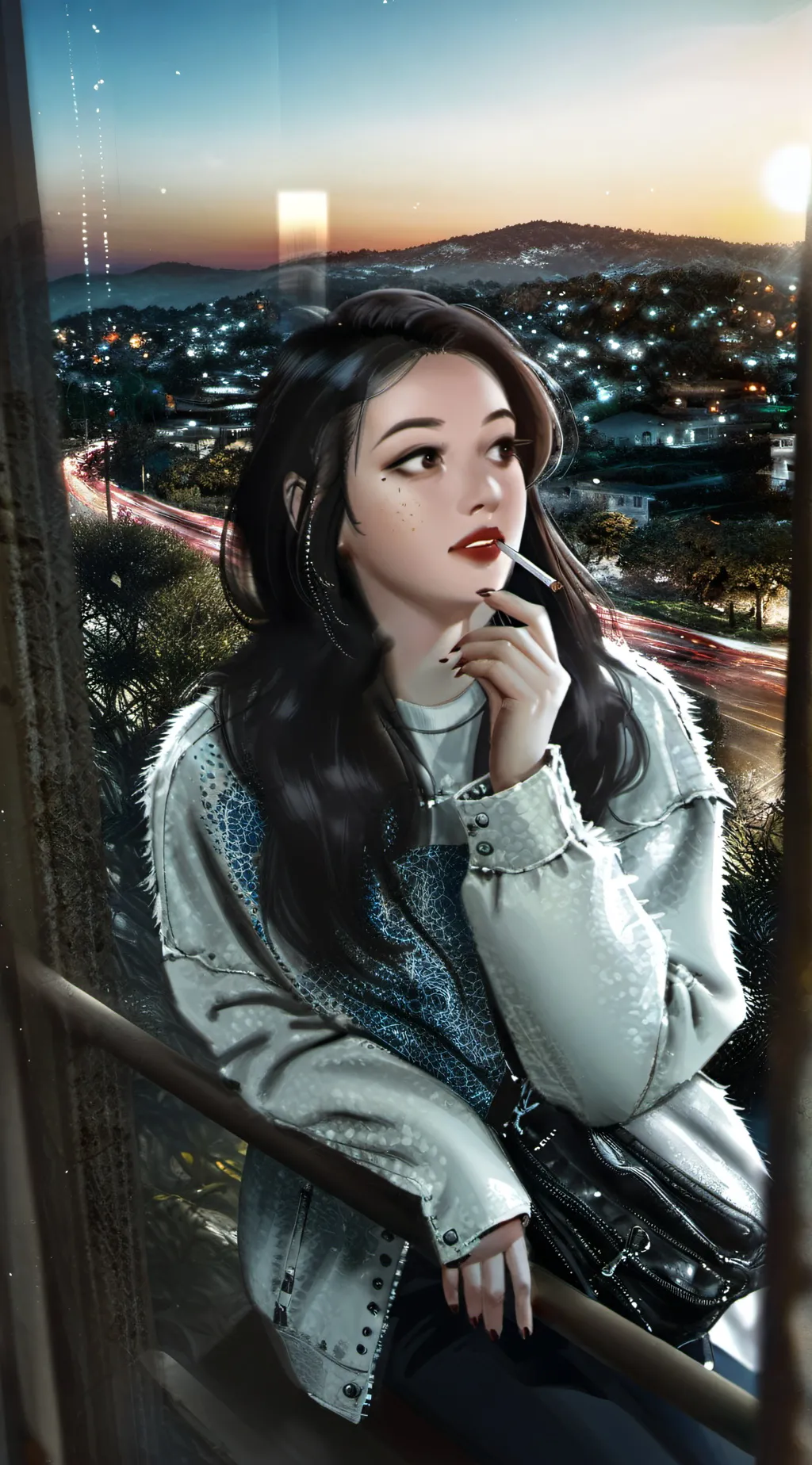 ai character: Delilah  background