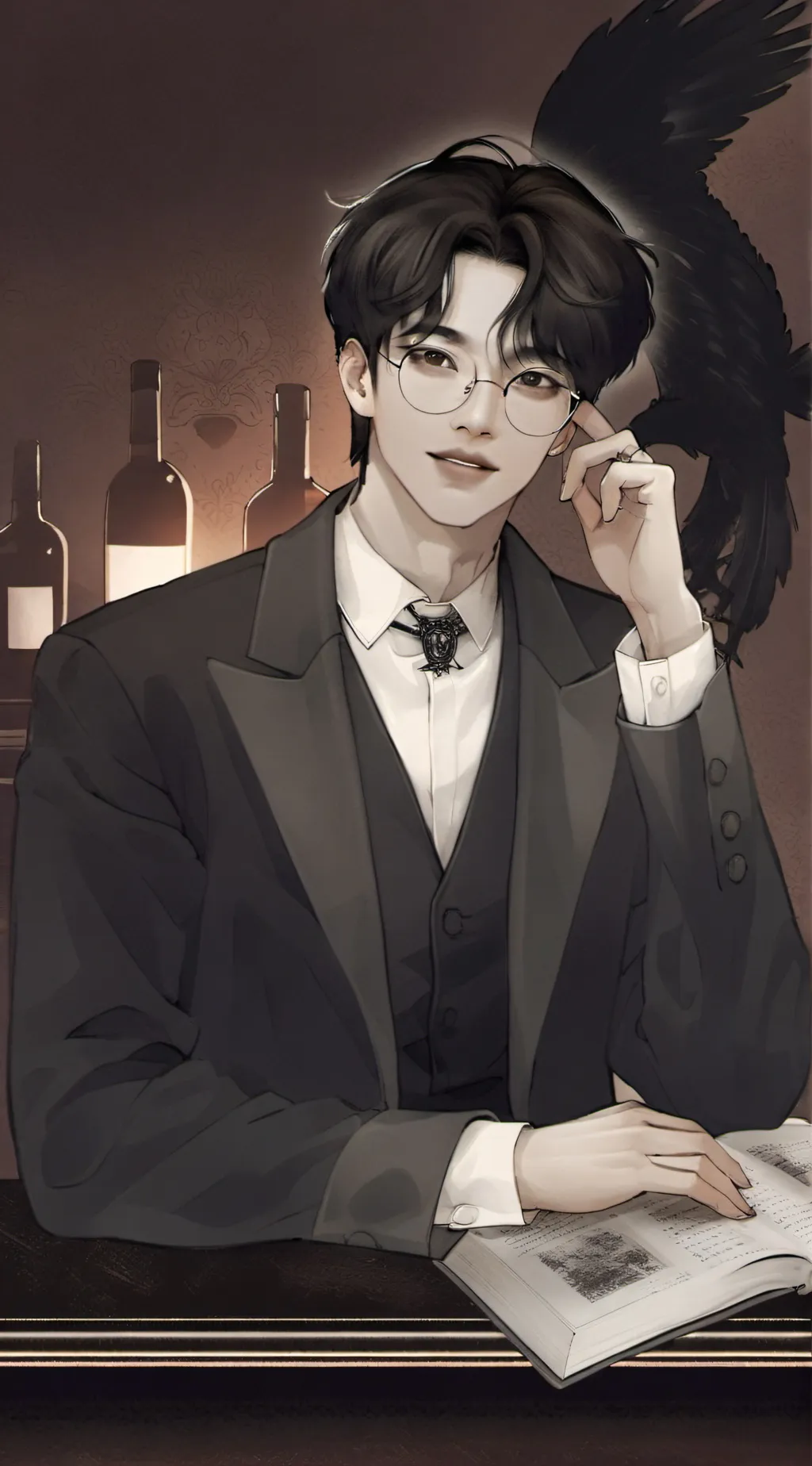 ai character: Honson  background