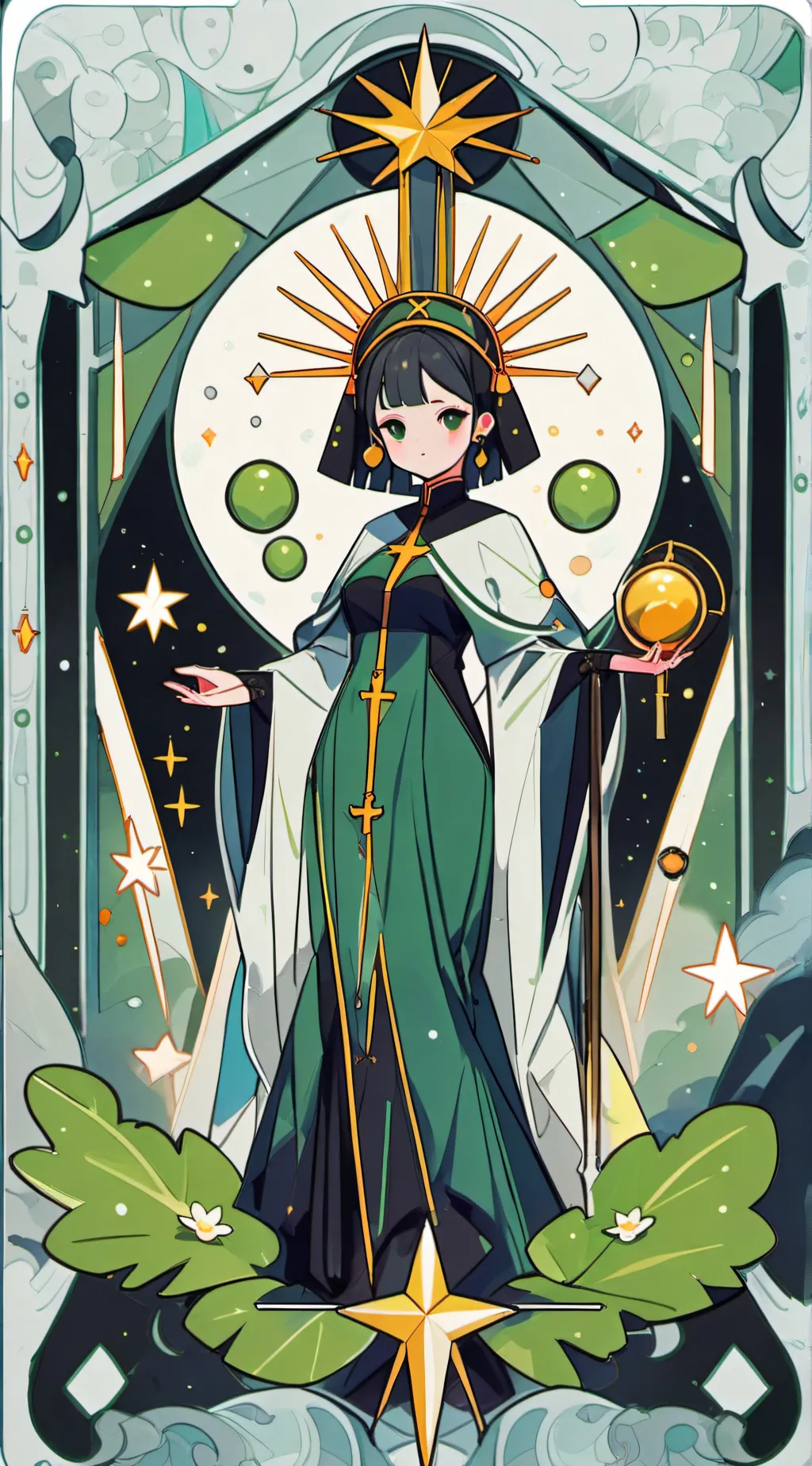 ai character: caro background