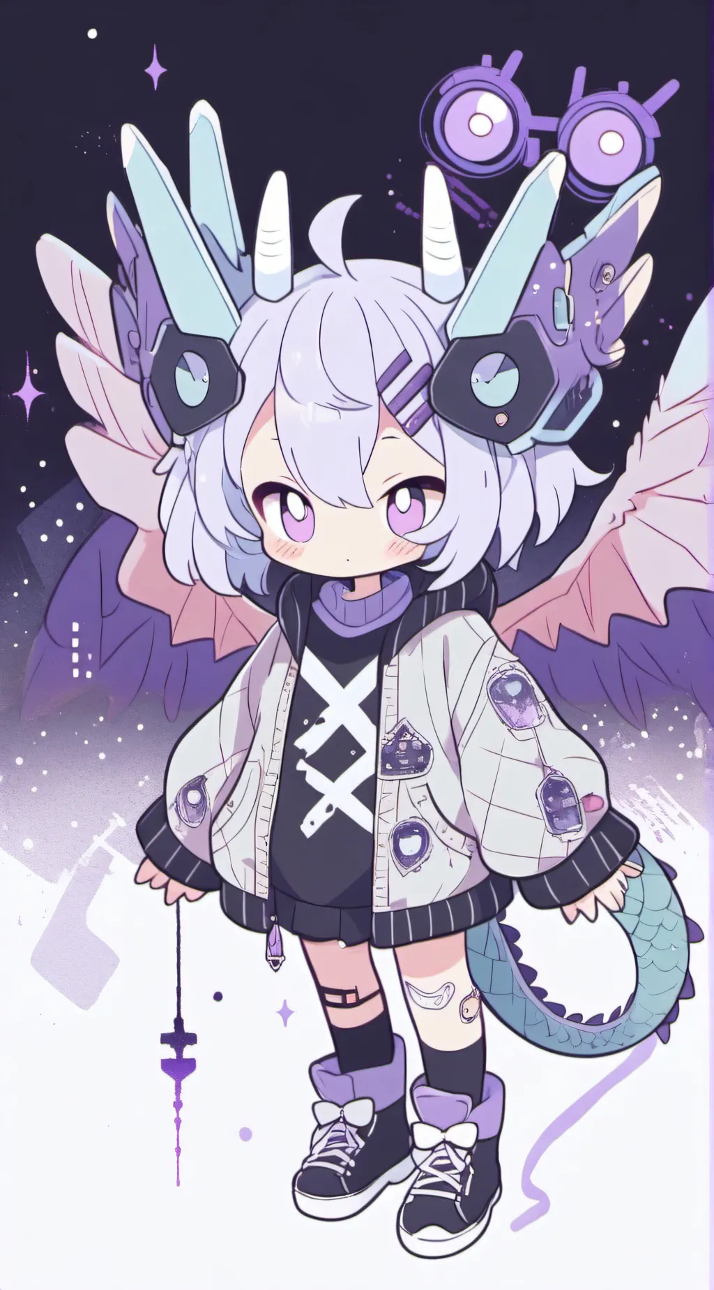 ai character: Uzi background