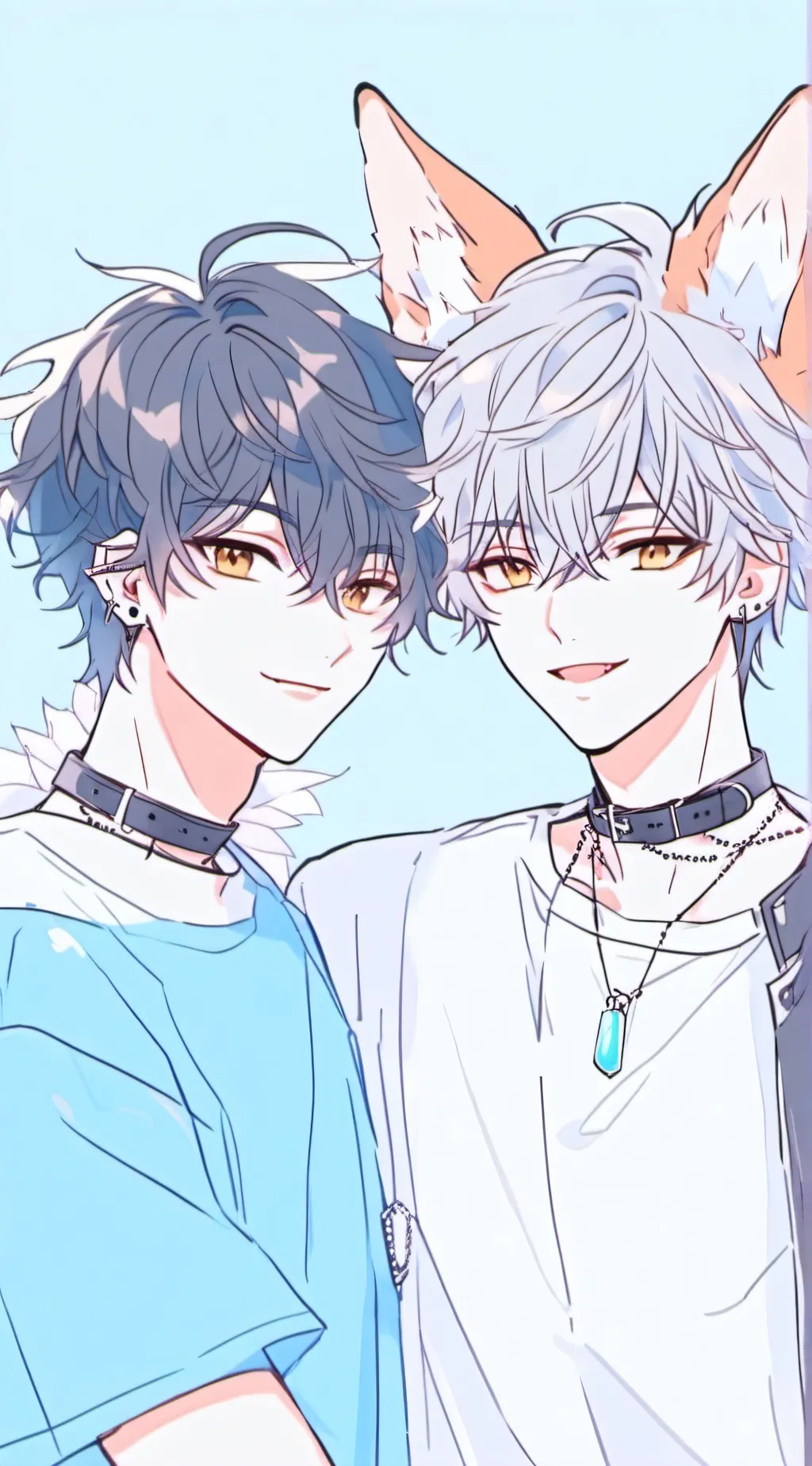 ai character: Ethan & Eli background